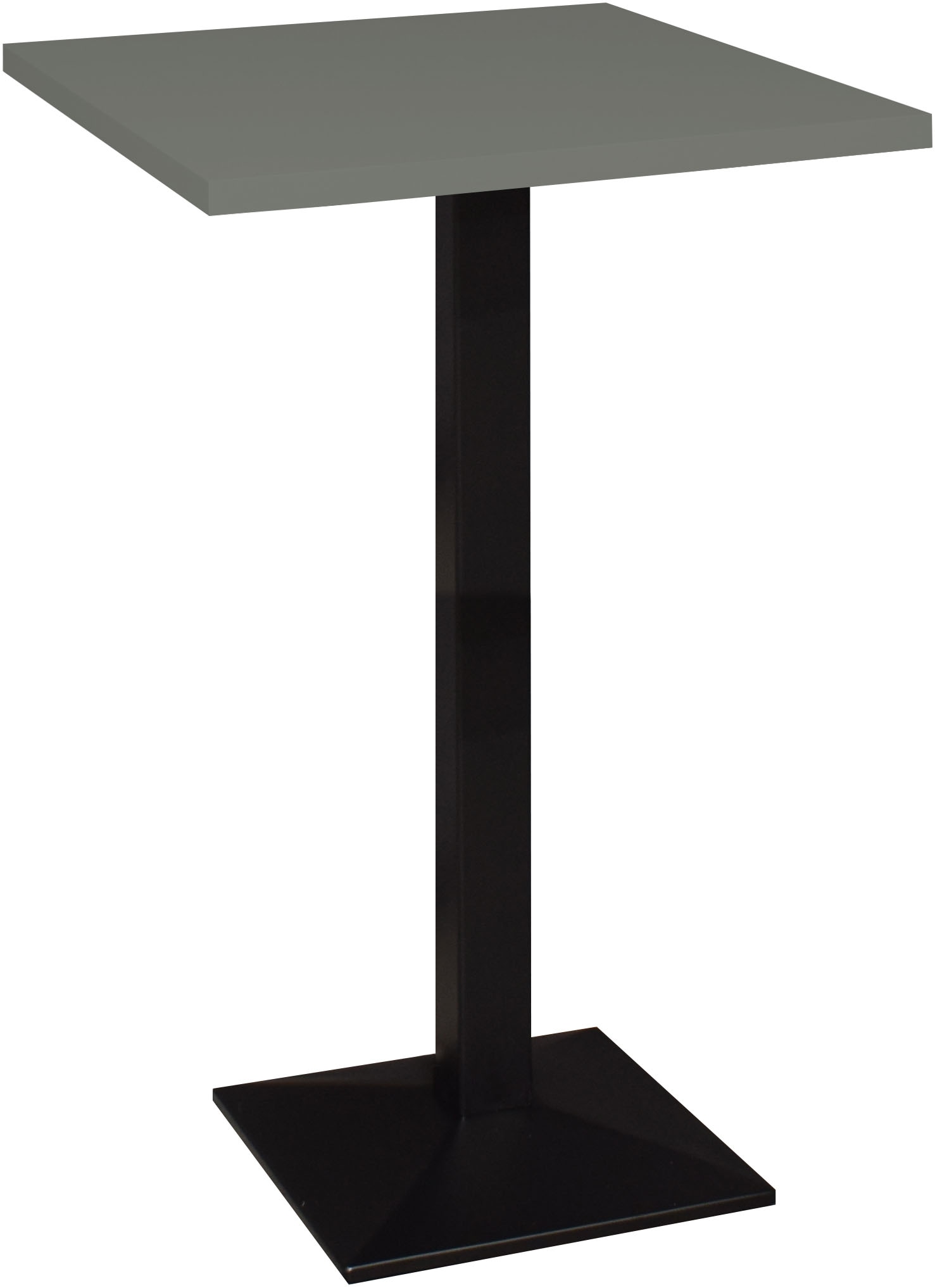 Mäusbacher »Big Bistro Metall« Structure de colonne carrée, plateau rectangulaire LHP 70x105x70 cm