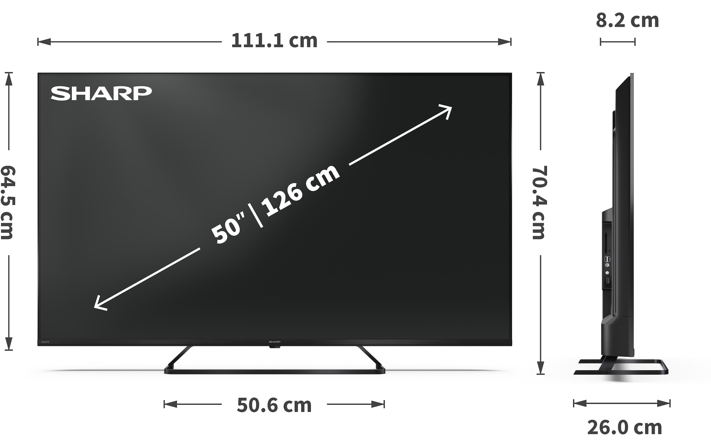   QLED-Fernseher »50HP6265E« 126 cm/50 ″