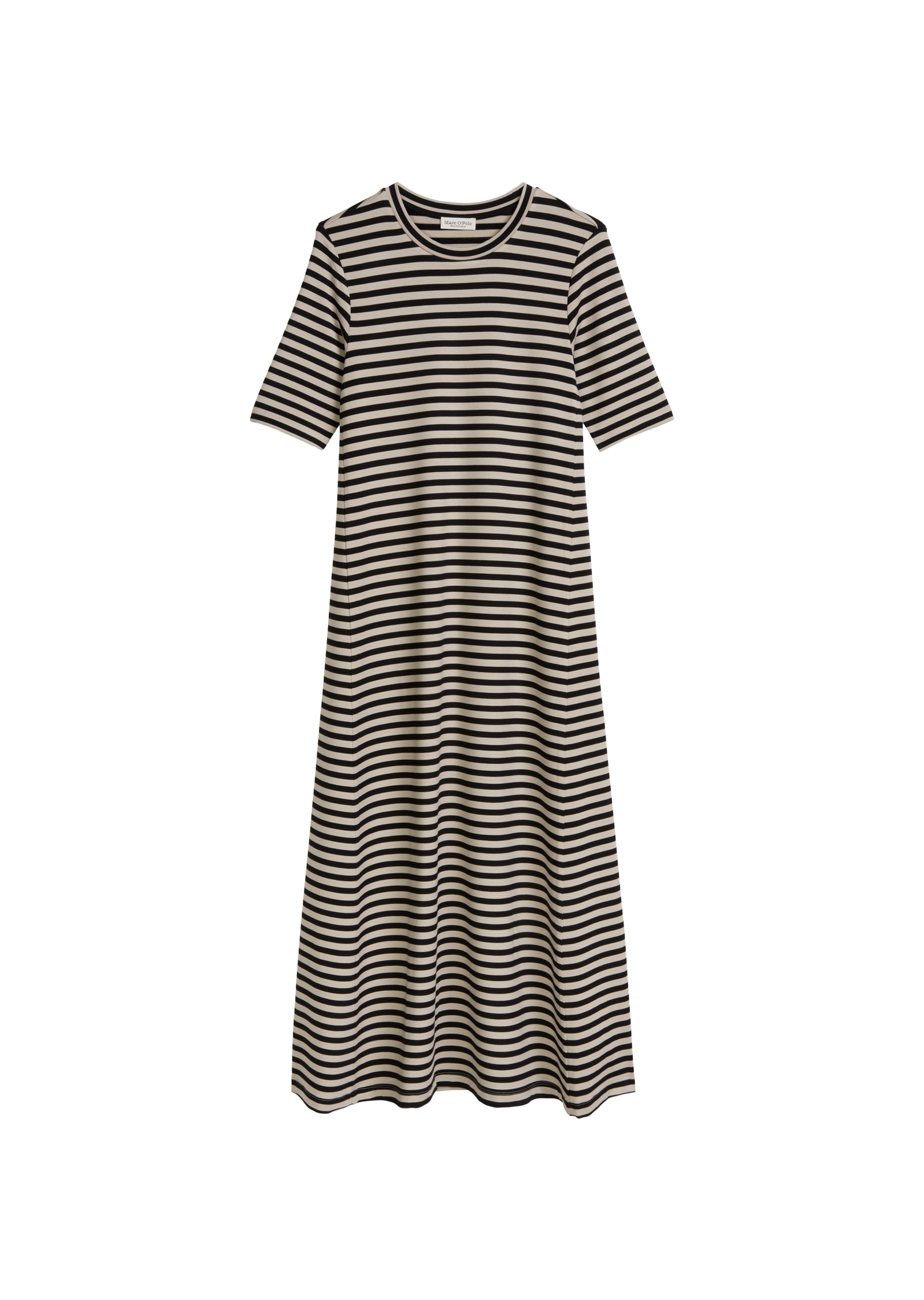 Marc O'Polo Jerseykleid Ohne Taschen A-Shape aus TENCEL™ Modal gestreift