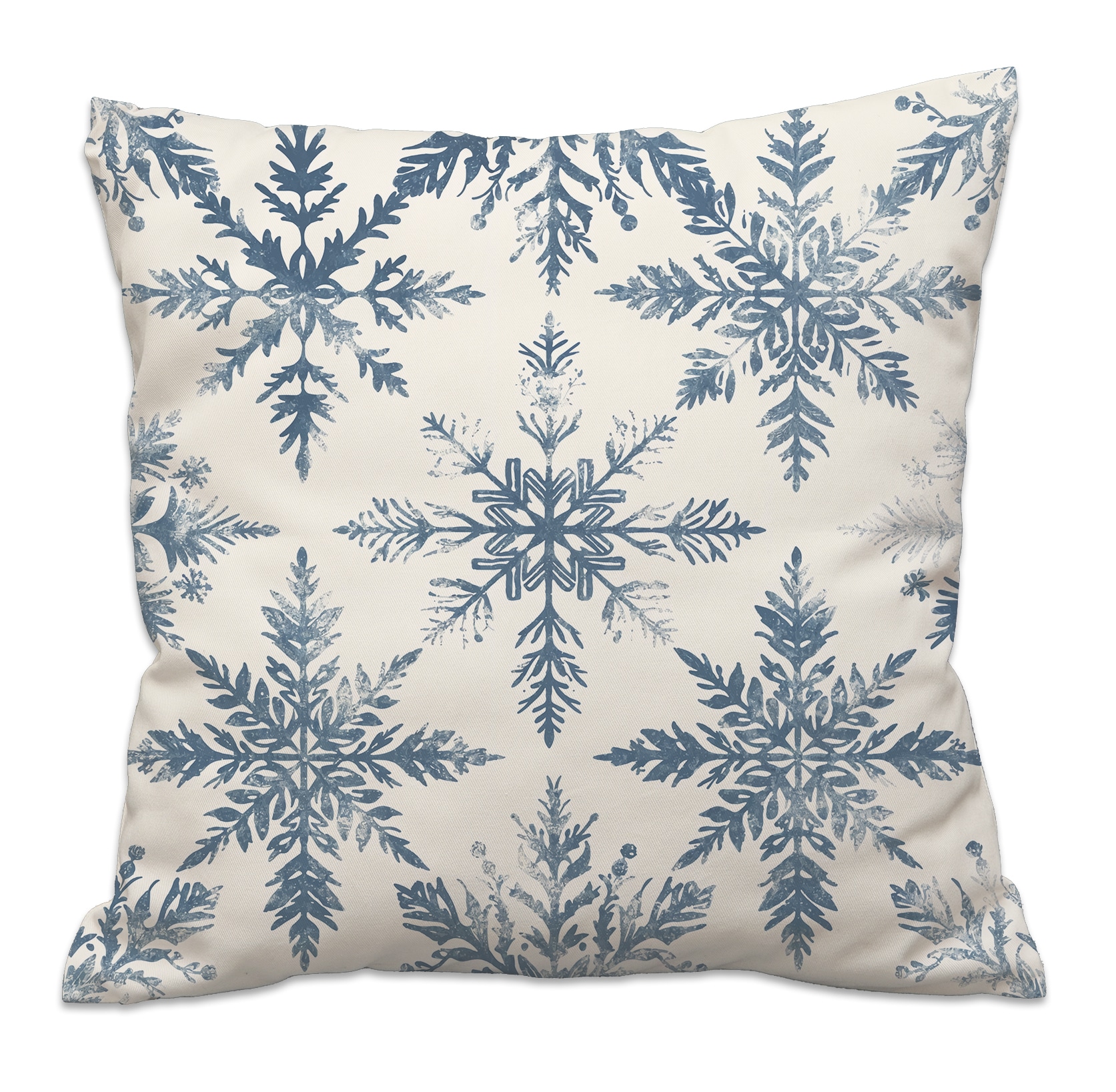 queence Dekokissen »Schneeflocken« Dekokissen mit HD Premium Druck Weihnachten