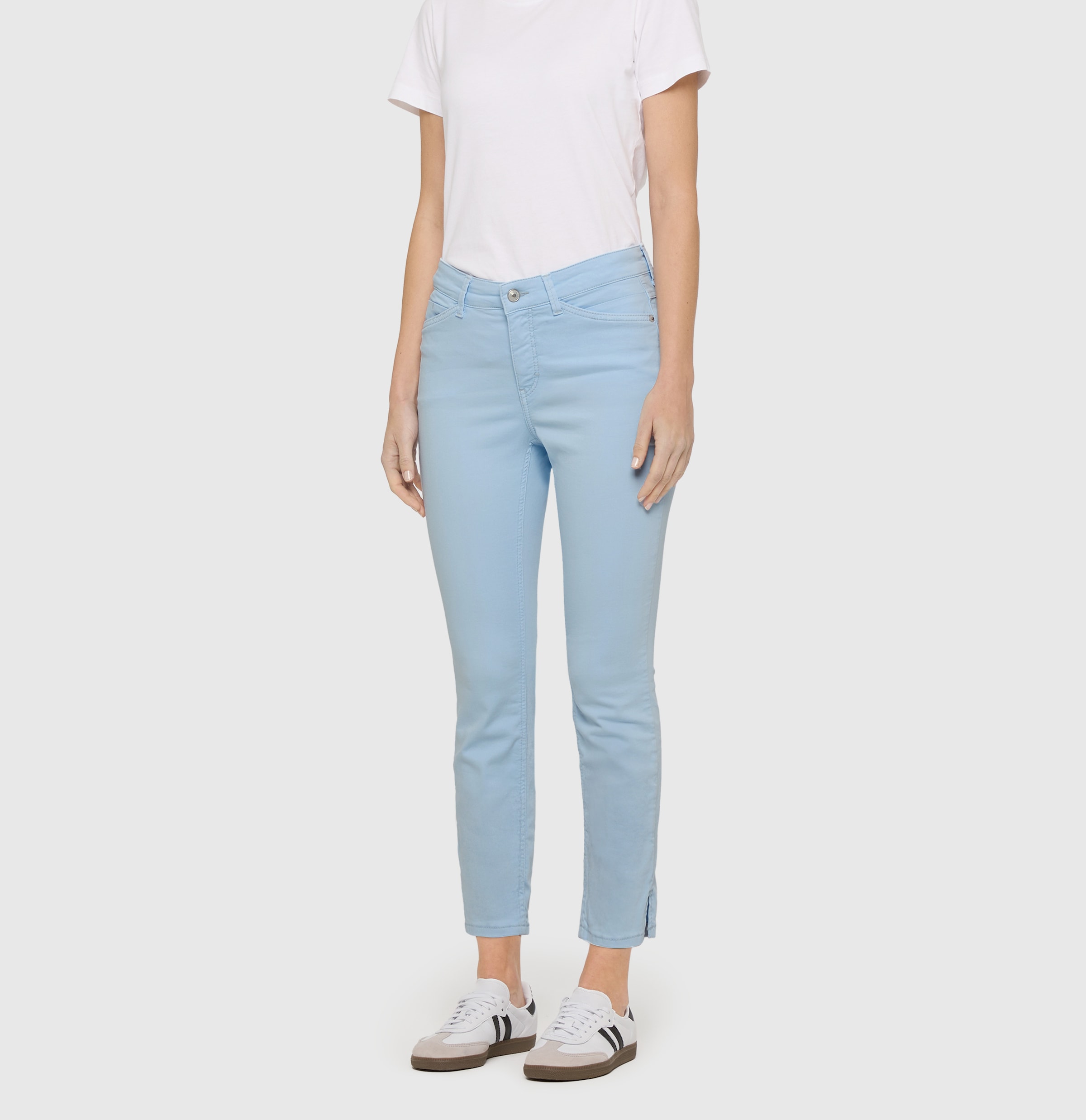 MAC Jeans 7/8 »Dream Summer« raccourci avec fente à l'ourlet