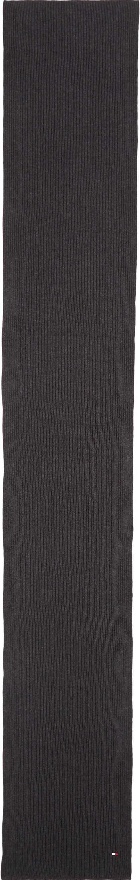 Tommy Hilfiger Strickschal »TH FLAG PIMA COTTON CASH SCARF« mit Logostickerei, mit Kaschmiranteil Unisex