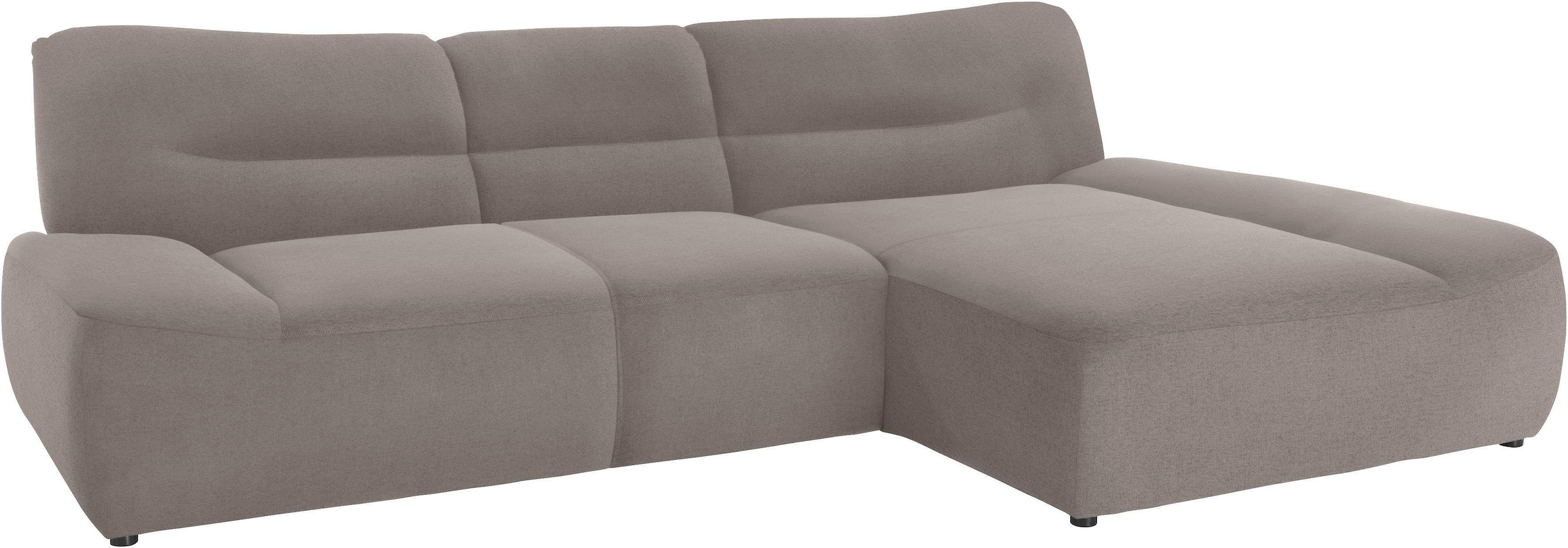 DOMO collection Ecksofa »Cesena moderne Polsterecke mit flachen Armlehnen, L-Form« fester Sitzkomfort, frei im Raum stellbar