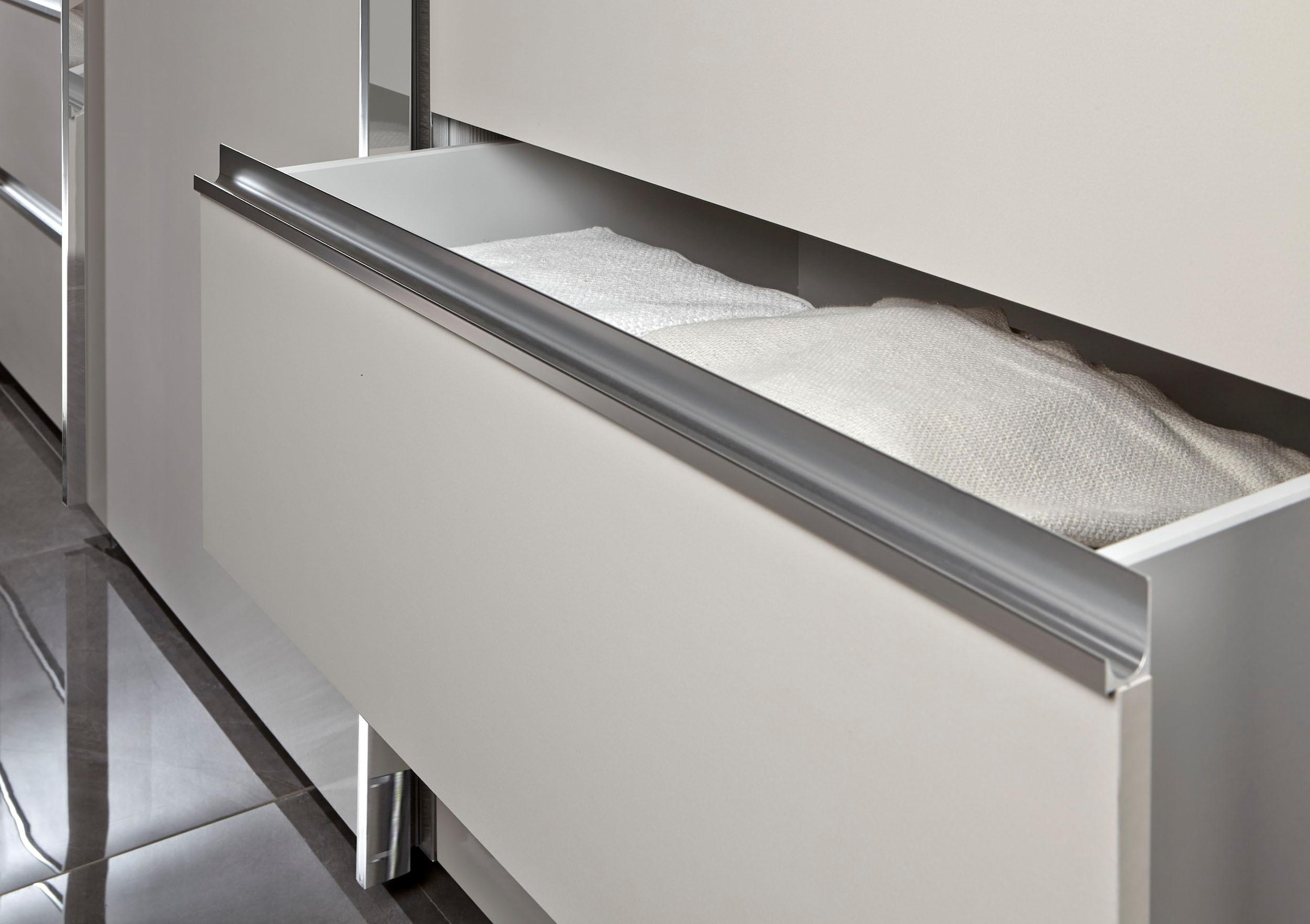 WIEMANN Schwebetürenschrank »Malibu« Breite 165 cm mit Glasfront