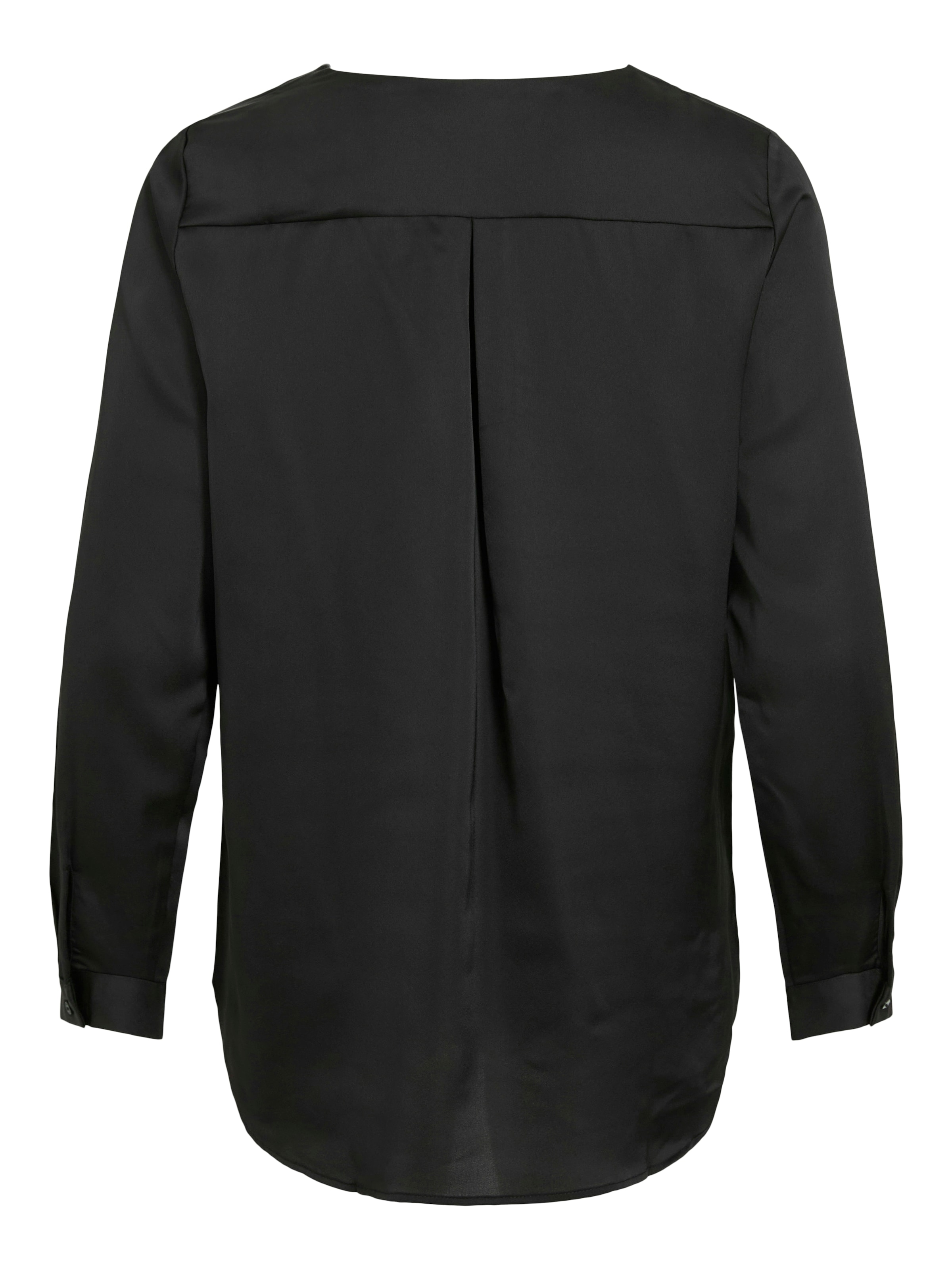 Vila Blouse chemise »VIELLETTE V-NECK L/S SATIN SHIRT - NOOS«
