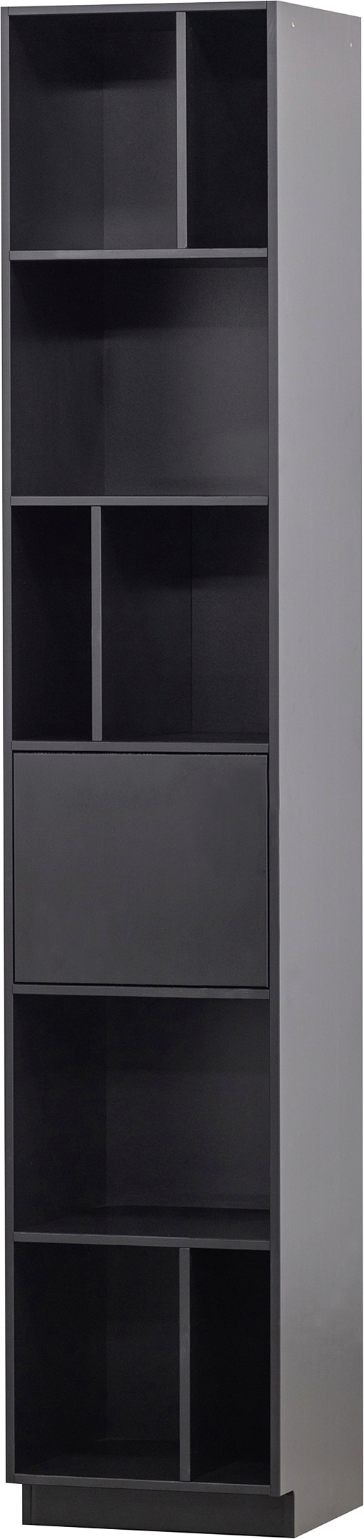 WOOOD Étagère à livres »Finca FSC®-Kiefernholz mit Druckmechanismus H 210 x B 40 x T 40 cm« capacité de charge 10 kg par étagère, aspect flottant, facile à monter