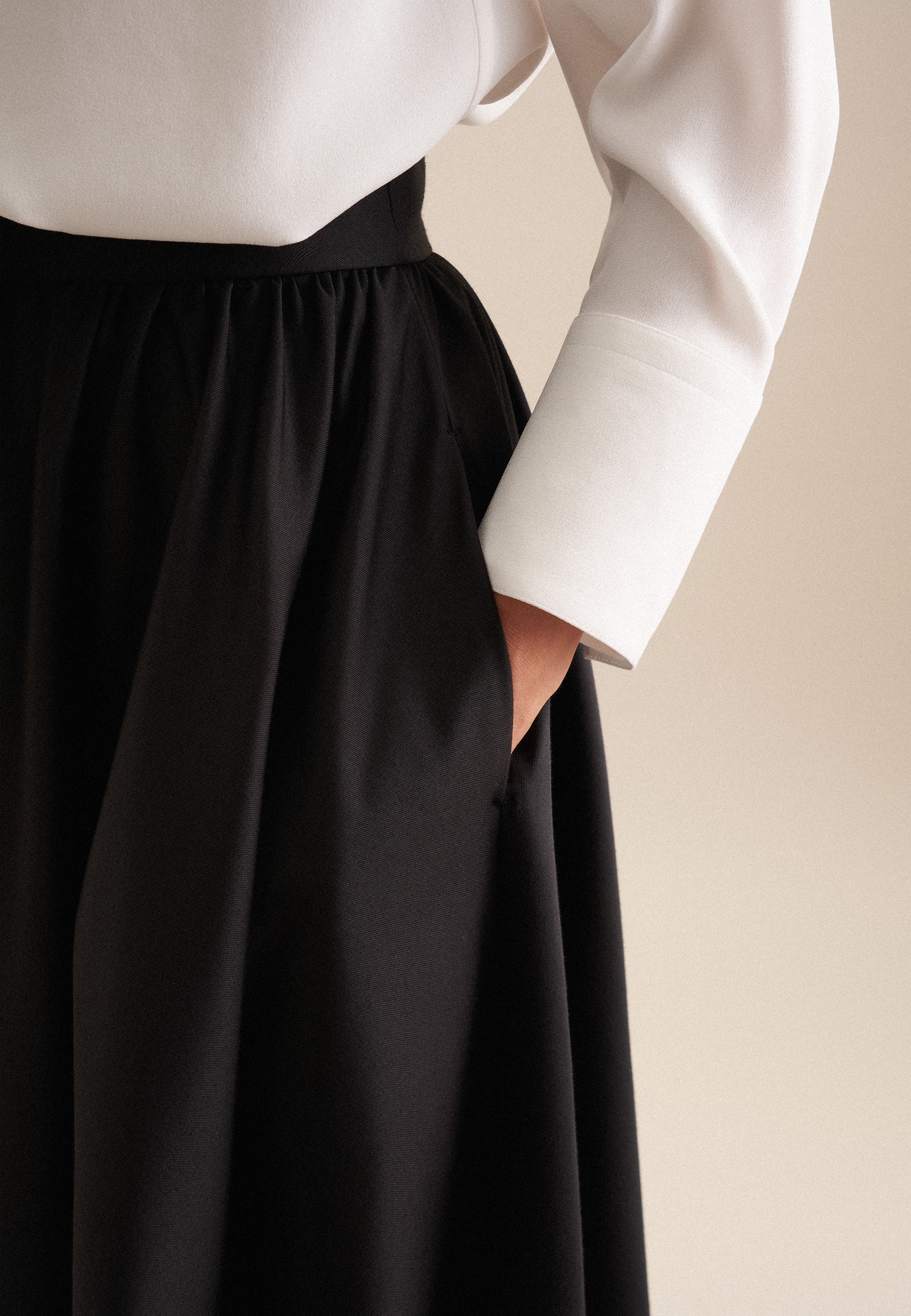 seidensticker Midirock »Schwarze Rose«