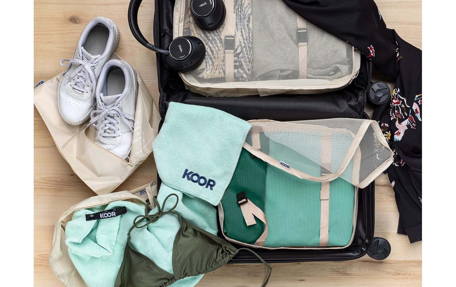 KOOR Organisateur de valise »Reesa, 4-teilig«