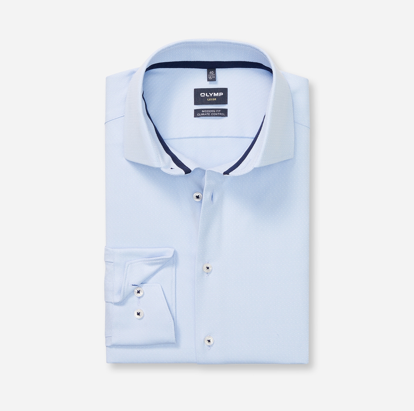 OLYMP Chemise à manches longues »Luxor 24/Seven« Climate Control, modern fit, Businesshemd, Global Kentkragen