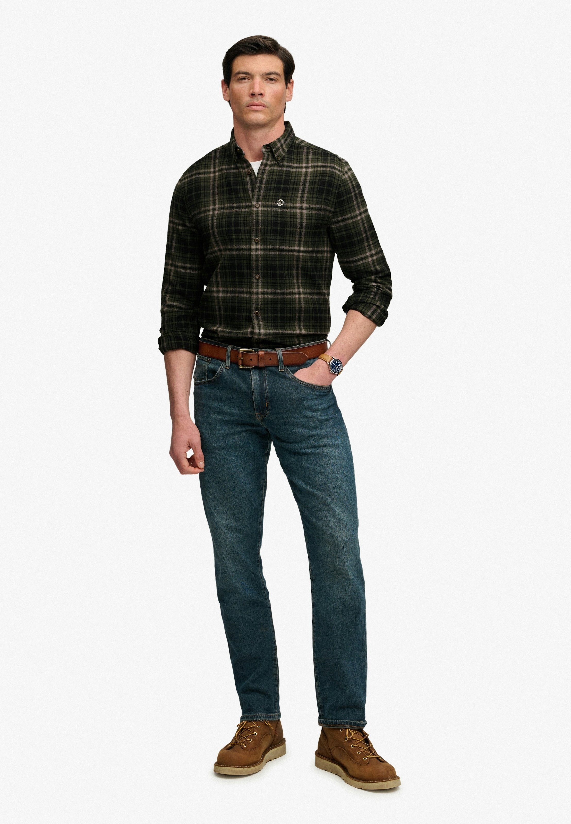Superdry Langarmhemd »L/S COTTON LUMBERJACK SHIRT« Baumwolle, regular fit