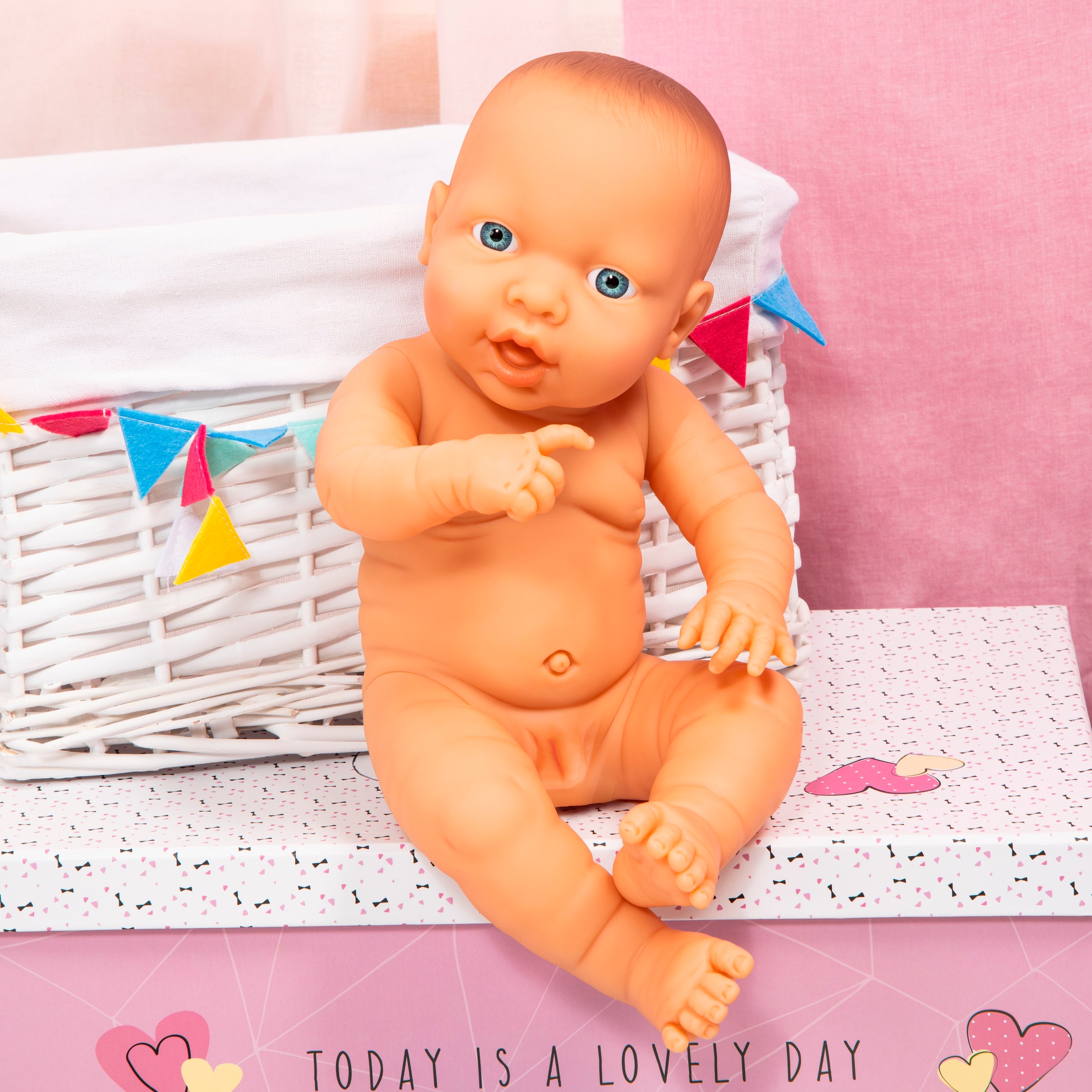 Bayer Poupée bébé »Newborn Baby Junge, 42 cm«