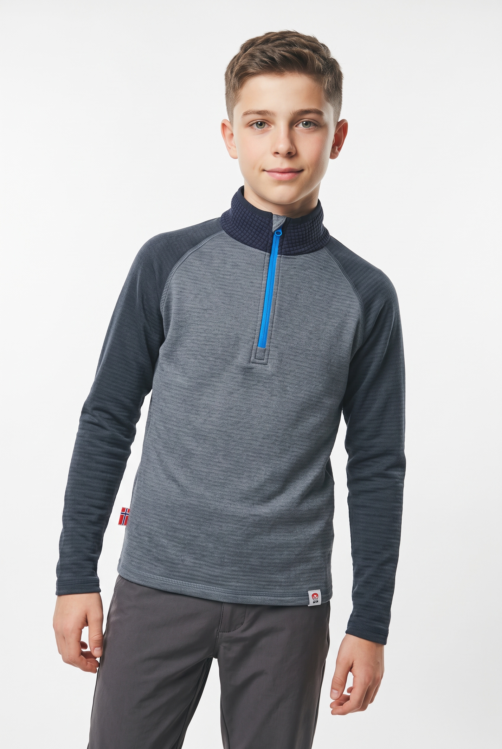 TROLLKIDS Fleecepullover »KIDS RAULAND HALF ZIP«, sportlich, sportliche Passform, aus technischem Waffelfleece
