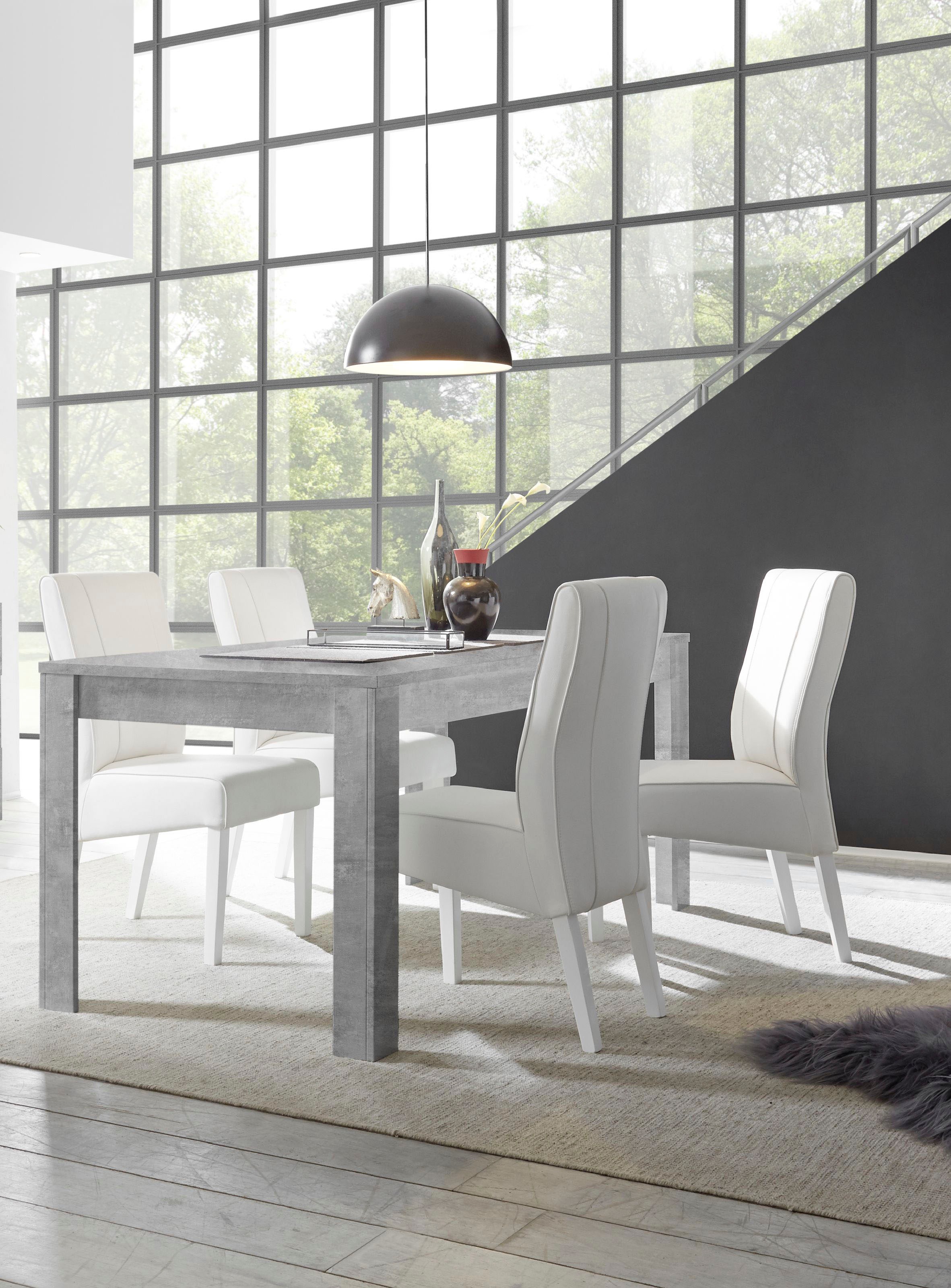 Home affaire Esstisch »Dama 180 x 90 cm, Küchentisch, Esszimmertisch,« rechteckig, Tischplattenstärke 22 mm, verschiedene Farben