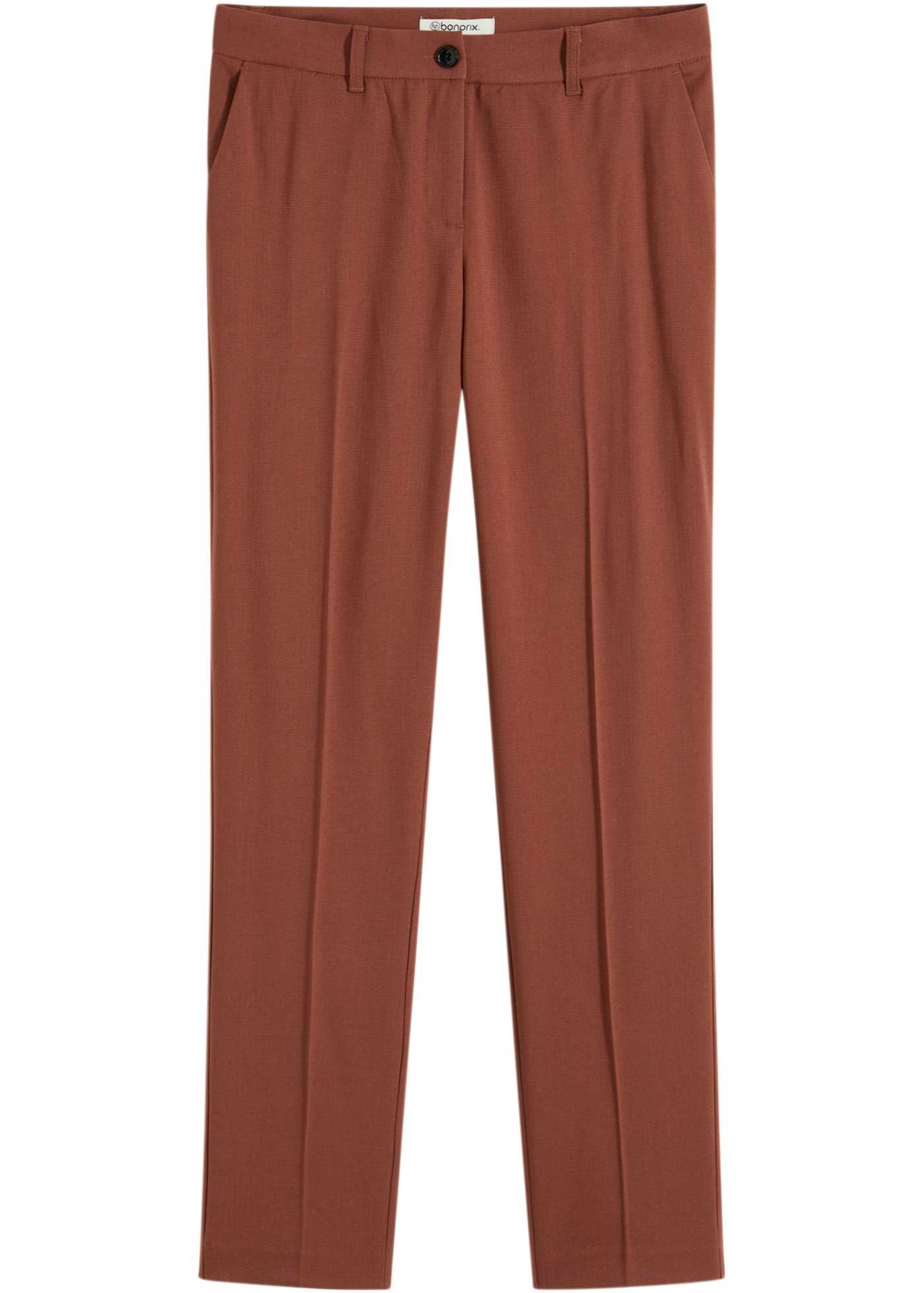 bonprix Pantalon de costume  Slim fit Passform, mit Stretchanteil, mit Bügelfalte