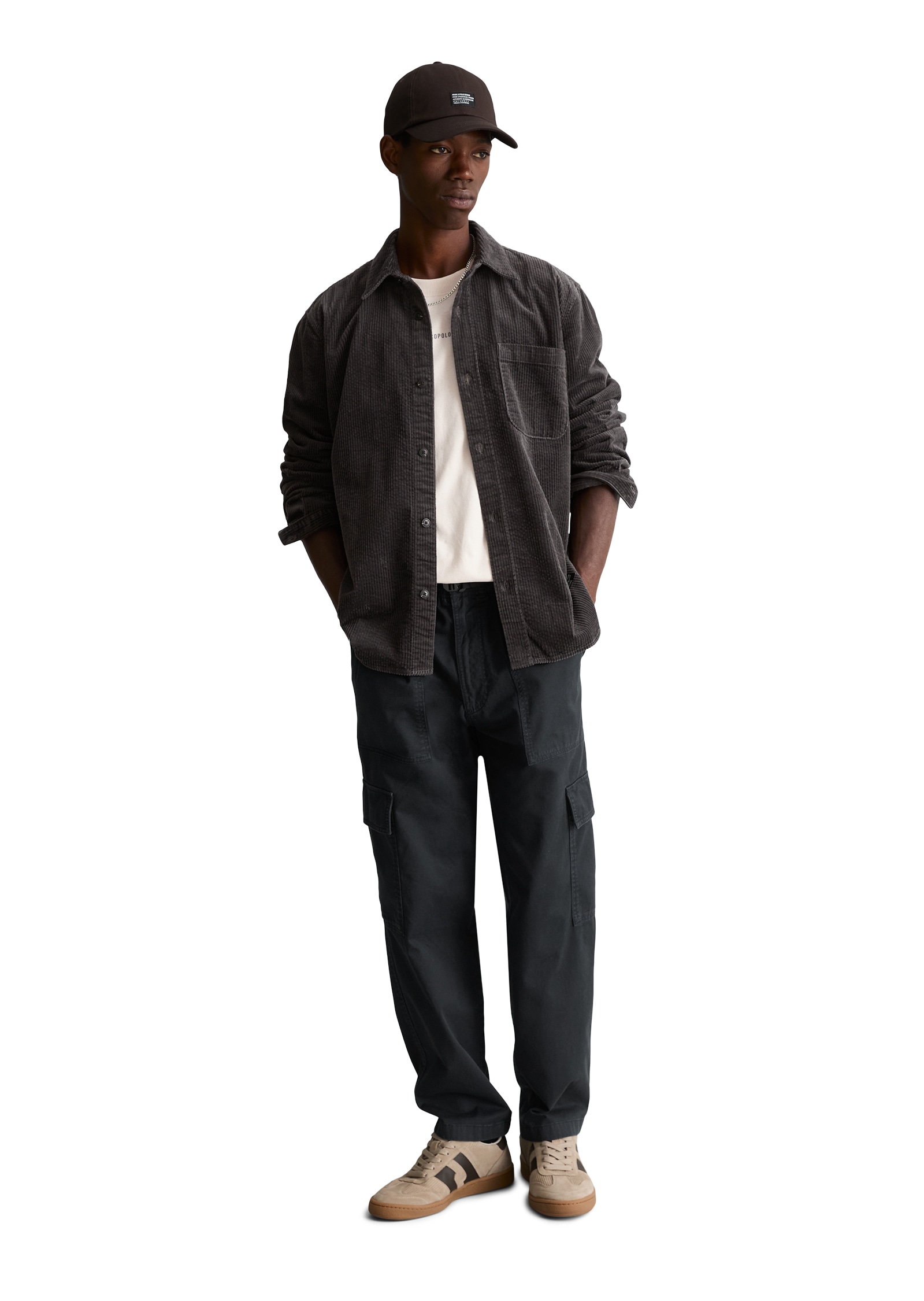 Marc O'Polo DENIM Chemise à manches longues »regular aus reine Bio-Baumwolle« Cordhemd