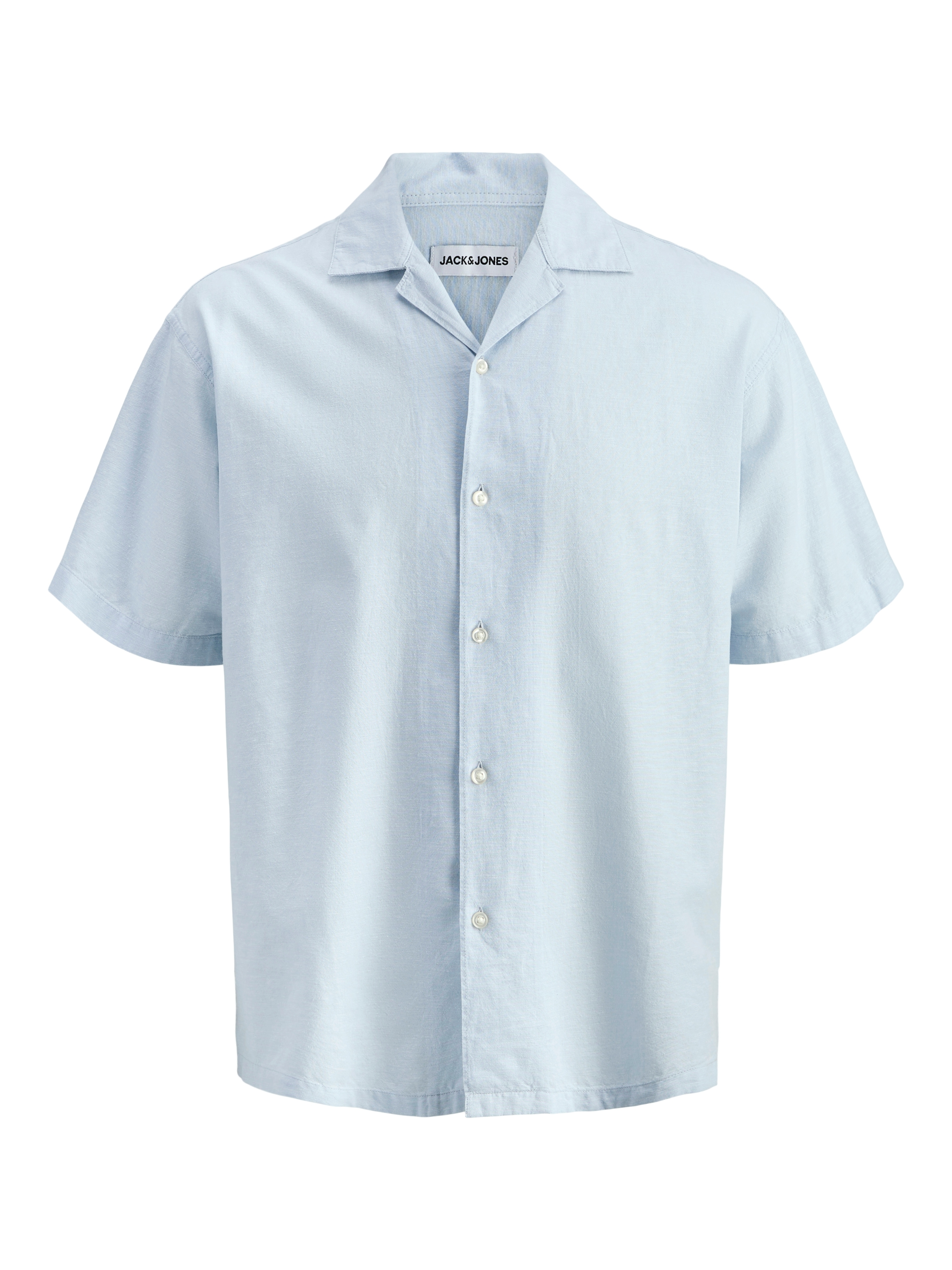 Jack & Jones PlusSize Chemise à manches courtes »JJEBREEZE LINEN BLEND RESORT SHIRT PLS« mit Leinen, regular fit