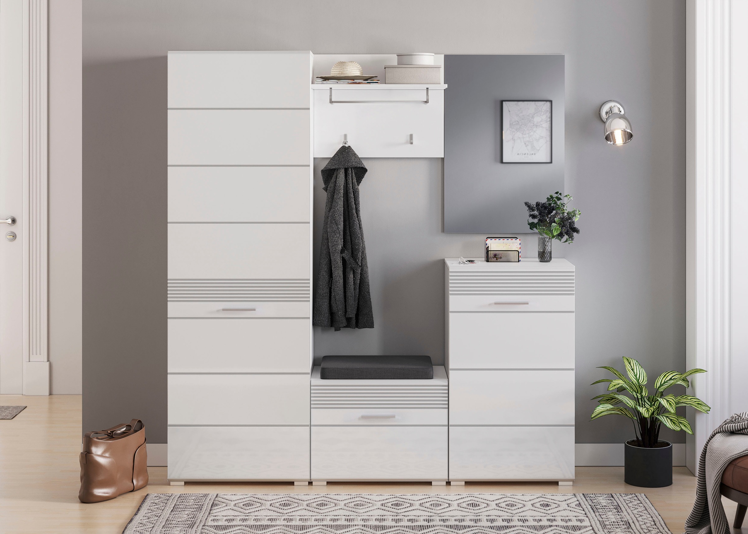 INOSIGN Garderobenspiegel »Malmö, Höhe 85 cm, rahmenlose Optik, hochwertiges Spiegelglas« Spiegel, Wandspiegel, Flurspiegel, Dielenspiegel