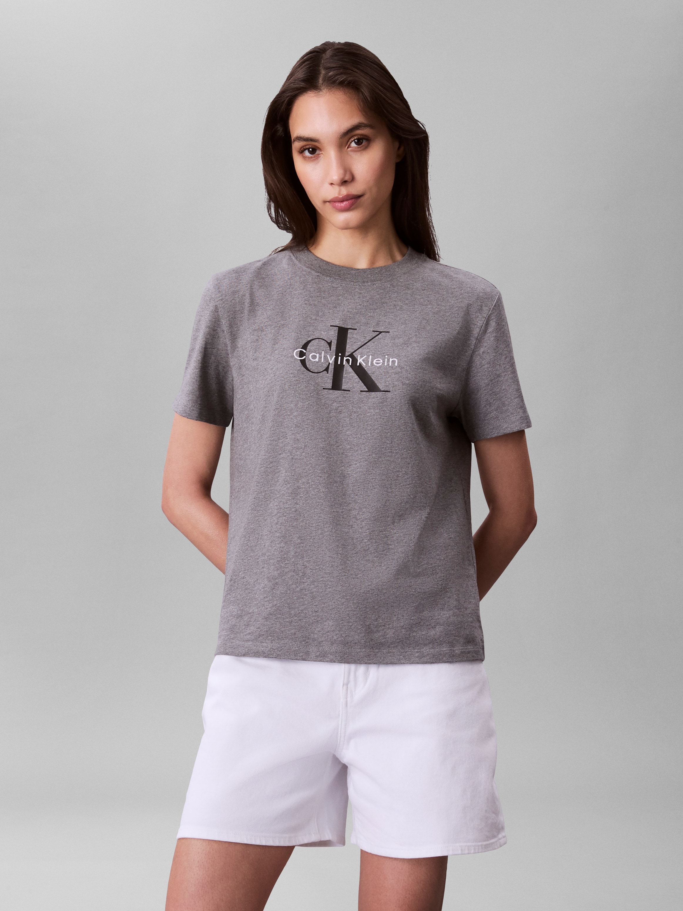 Calvin Klein Jeans T-Shirt »HERO SS CLASSIC MONOLOGO CNECK T« , Logoschriftzug