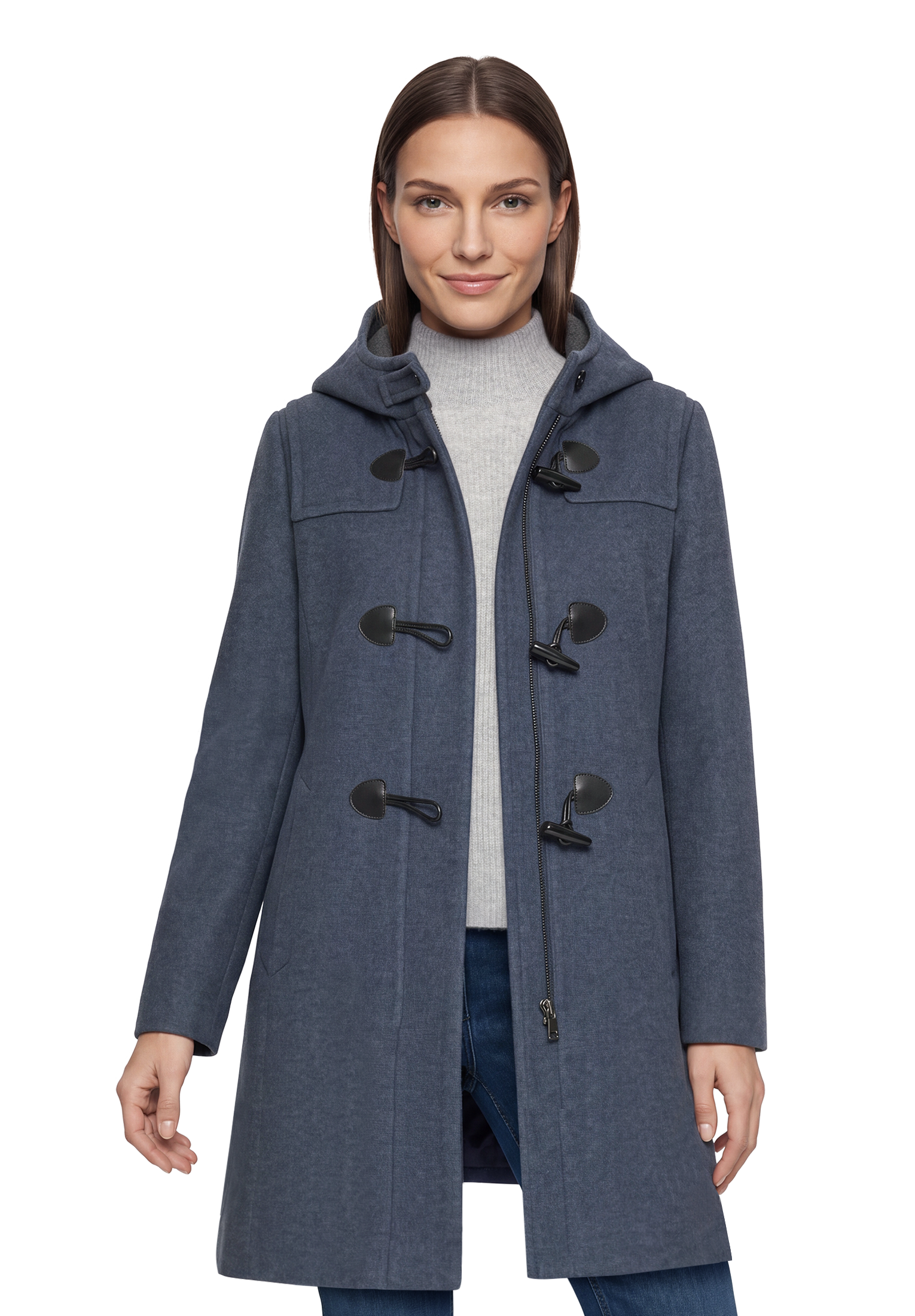Gil Bret Dufflecoat Mantel im Dufflecoat-Style mit Kapuze/mit Wolle