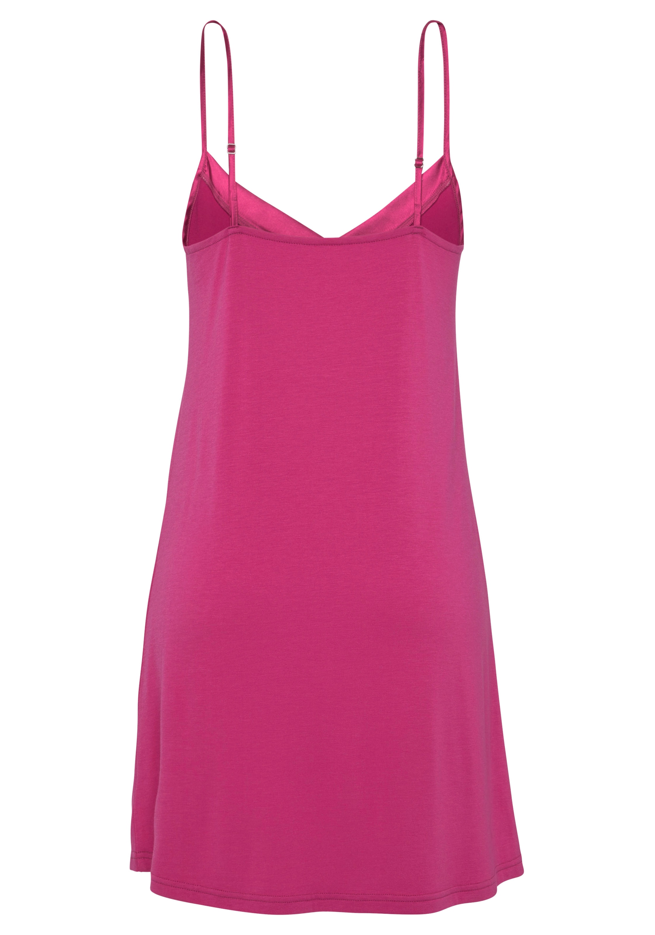 LASCANA Negligé mit Satin-Details