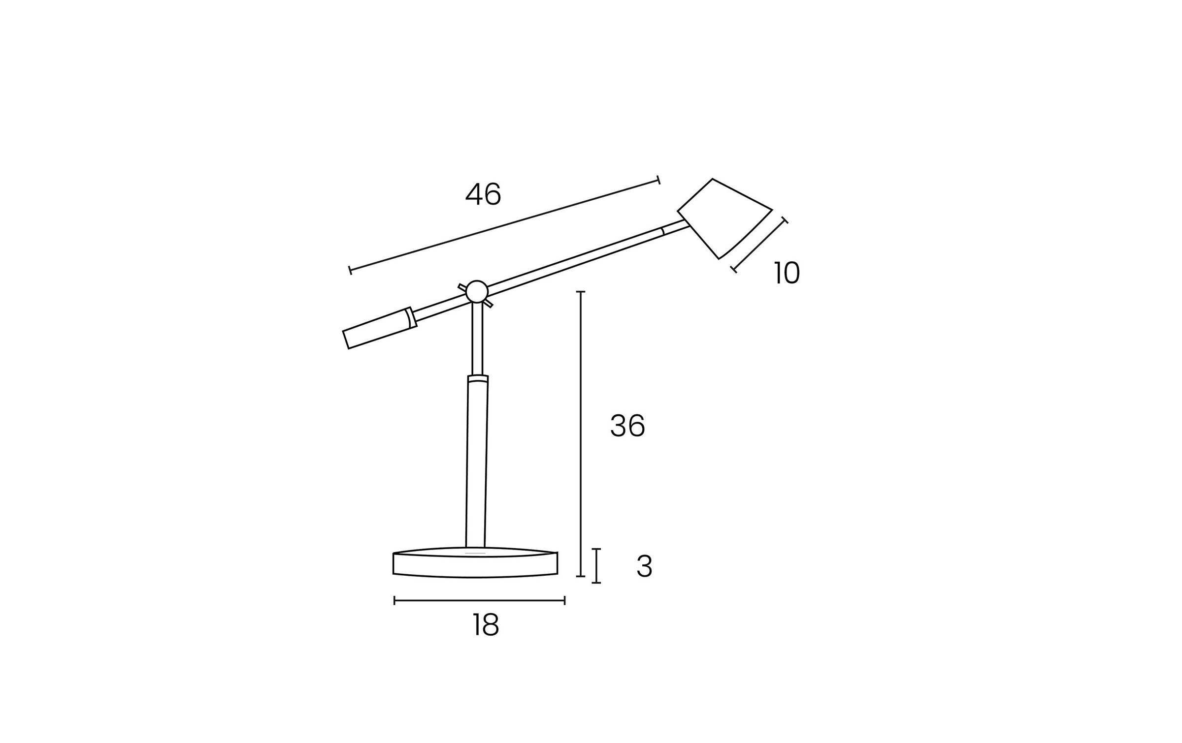   Schreibtischlampe »UNiLUX Vicky 997 lm« 1 Stk.