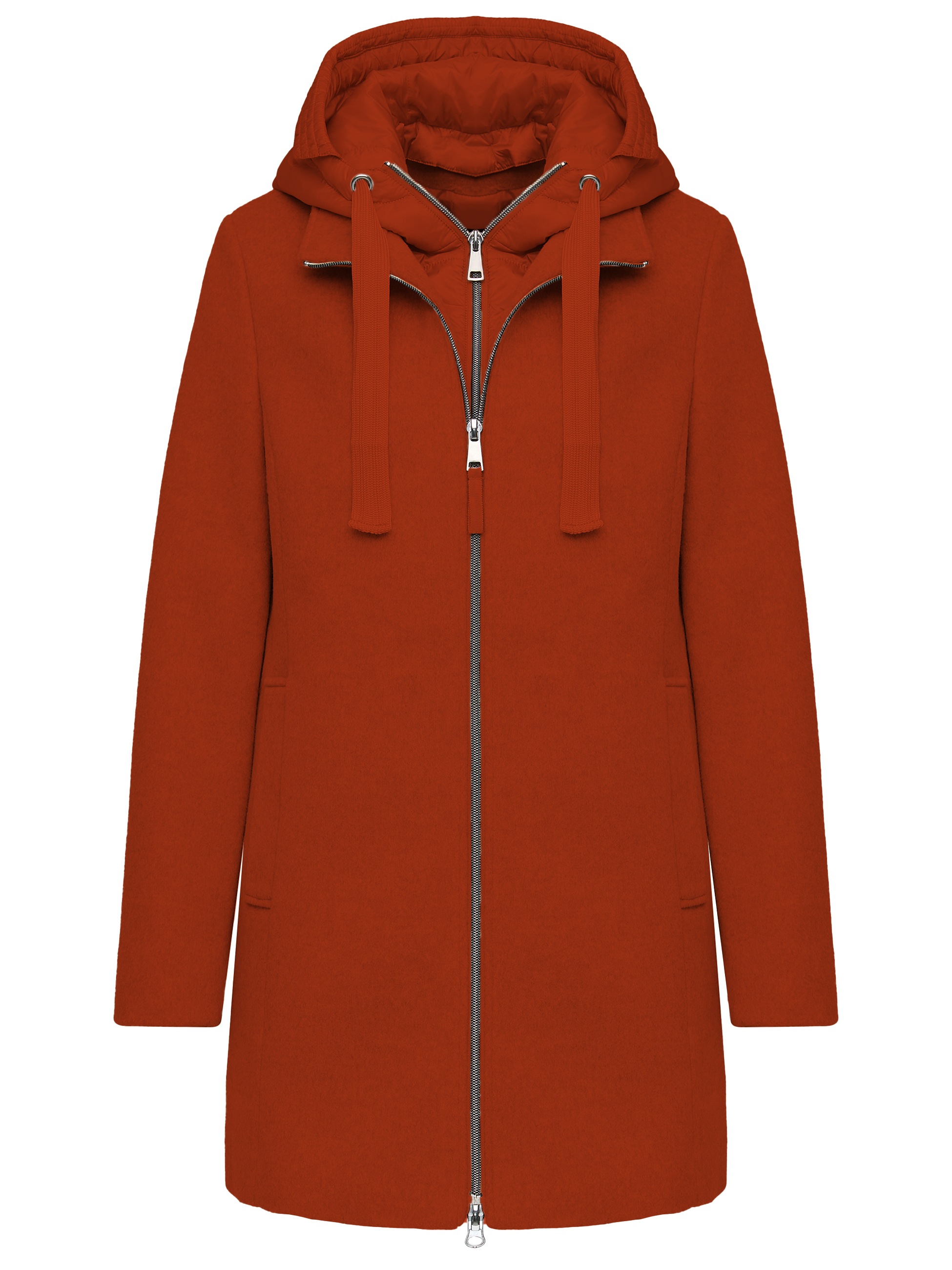 MANISA Veste en laine mit Kapuze mit herausnehmbarer Kapuze