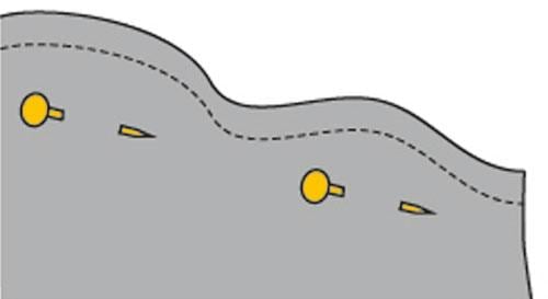 Good Life Faltenclip »Steffi« aus Kunststoff/Metall