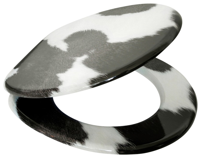 Sanilo Siège de WC »Kuhflecken« mit Absenkautomatik