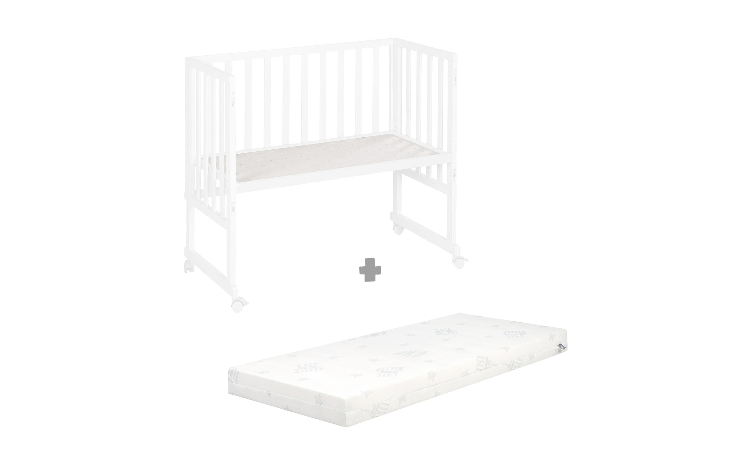 roba® Babybett »roba Stubenbett 3 in 1, Holz«