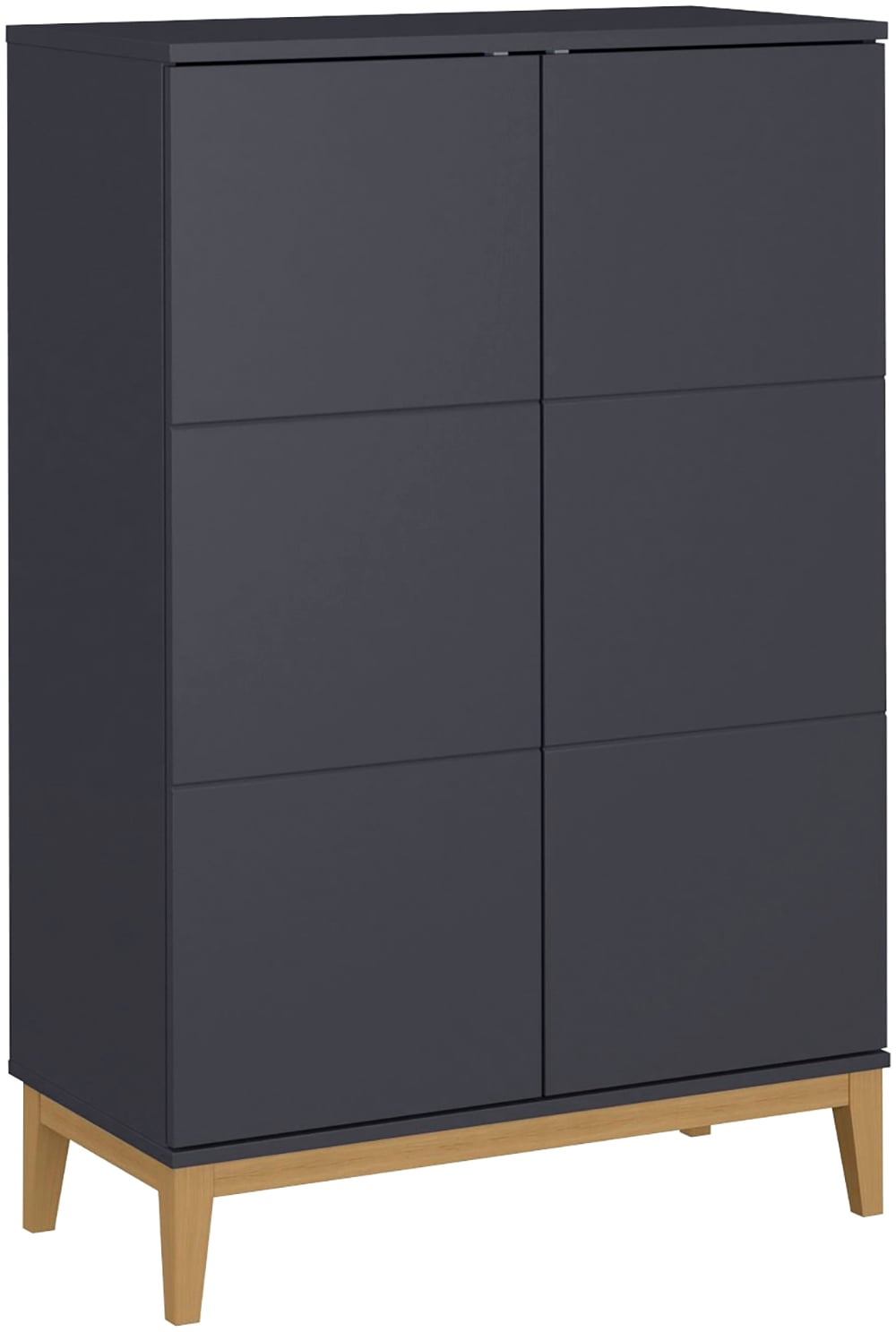 GOODproduct Highboard »Maryd« Hochkommode mit Untergestell in Holzoptik