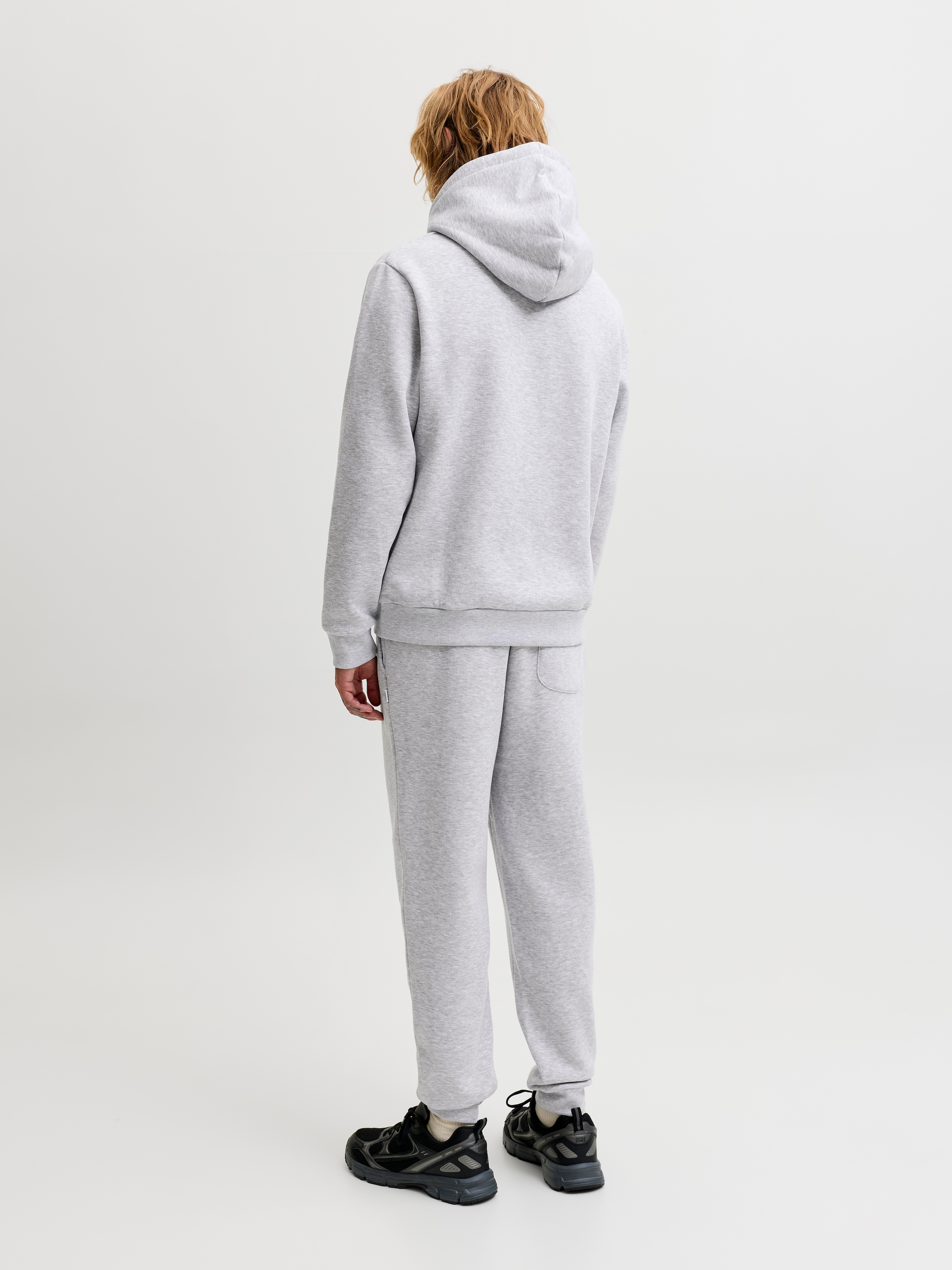 Jack & Jones Kapuzensweatshirt »JJEBRADLEY SWEAT HOOD SET MP«, 2 Materialmix, locker geschnitten
