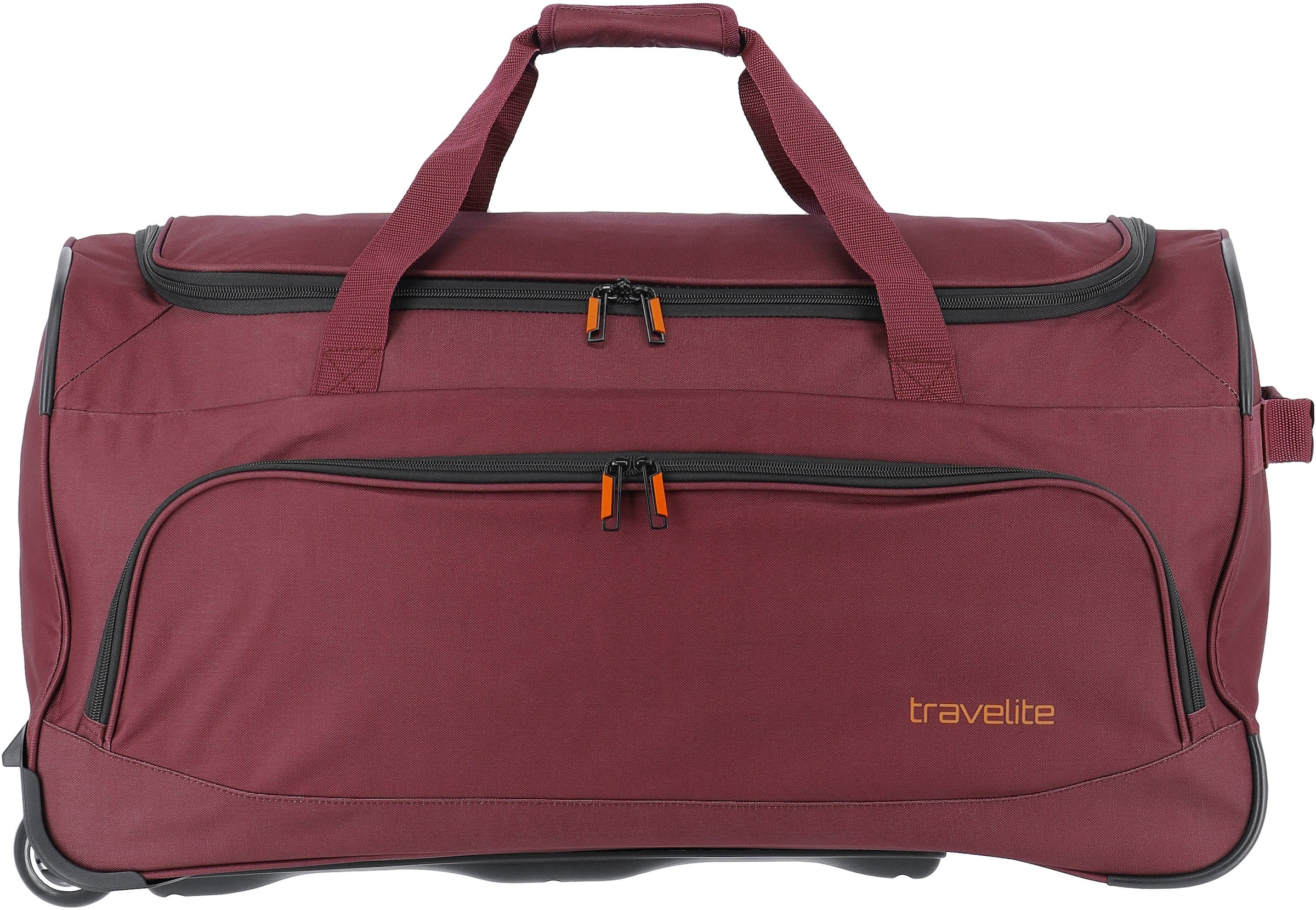 travelite Reisetasche »Basics Fresh 71 cm Duffle Bag mit Rollen« grosse Duffle Bag aus strapazierfähigem Material, ideal als Reisegepäck