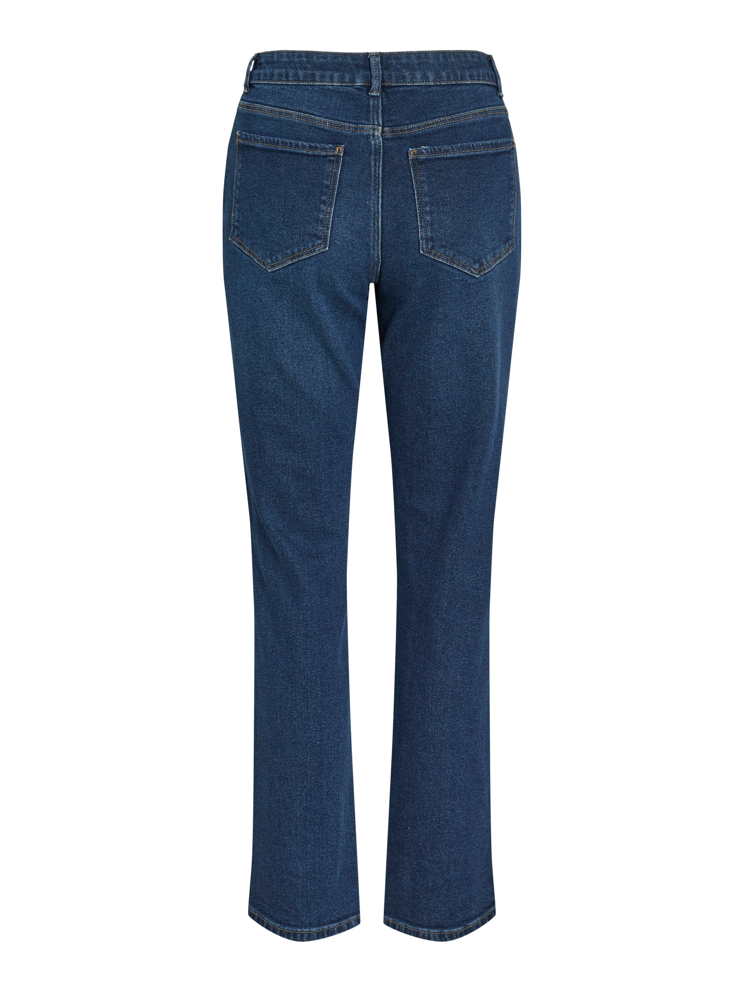 Vila Jeans droit »VIALICE RW STRAIGHT JEANS DBD SOL30-NOOS« Mélange de coton, coupe droite, taille régulière
