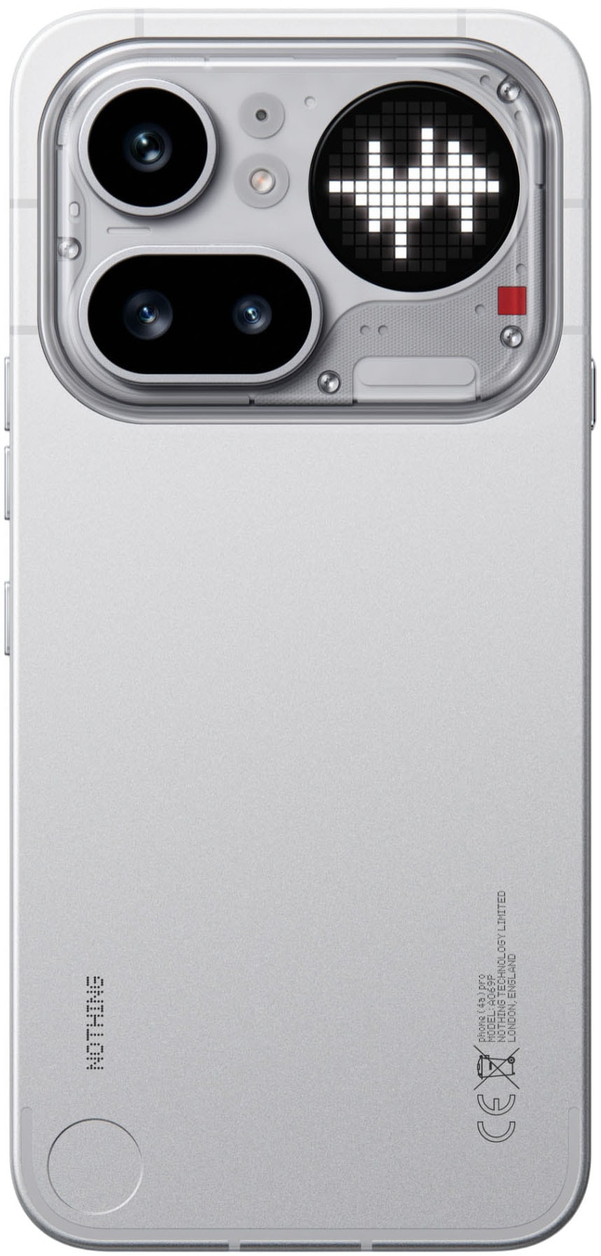 NOTHING Smartphone »Phone (4a) Pro« silber