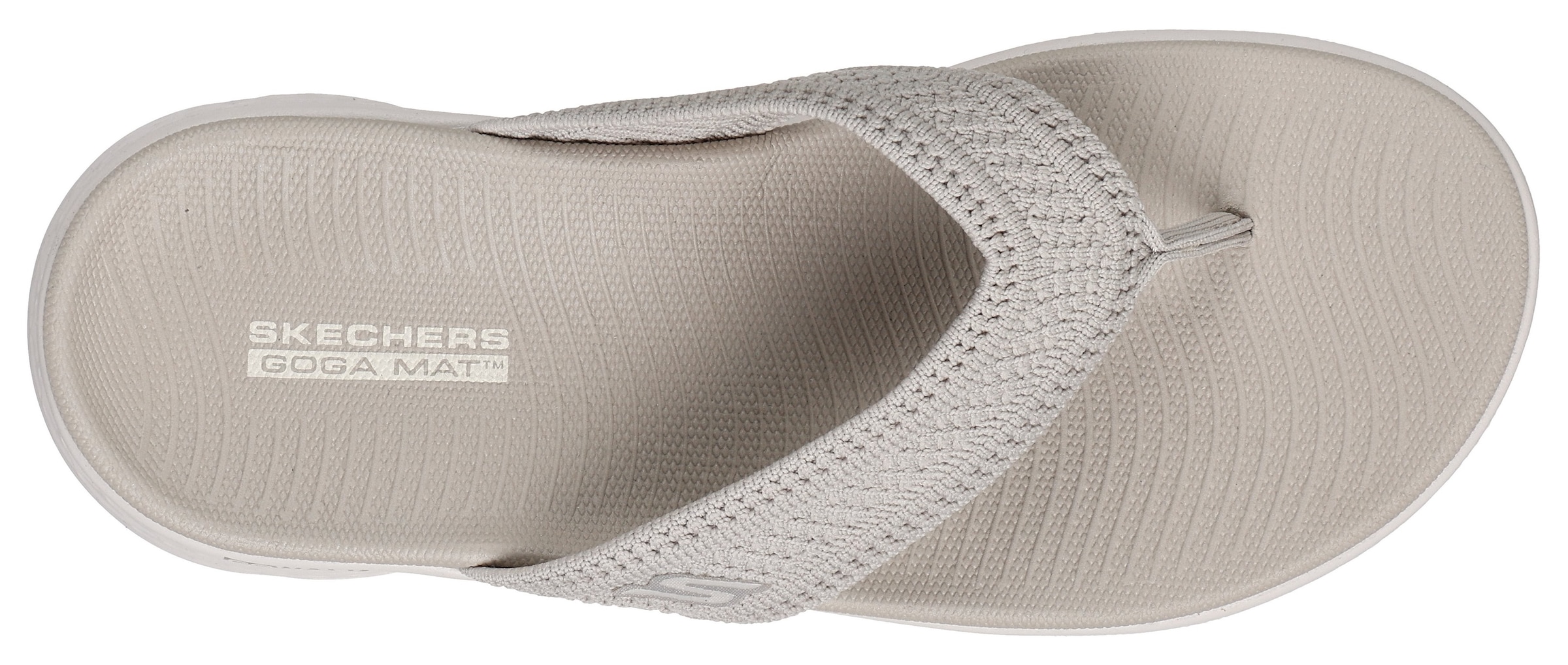 Skechers Séparateur d'orteils »GO WALK FLEX SANDAL«  Badeschuh, Strandschuh, Sommerschuh mit Goga Mat Fussbett