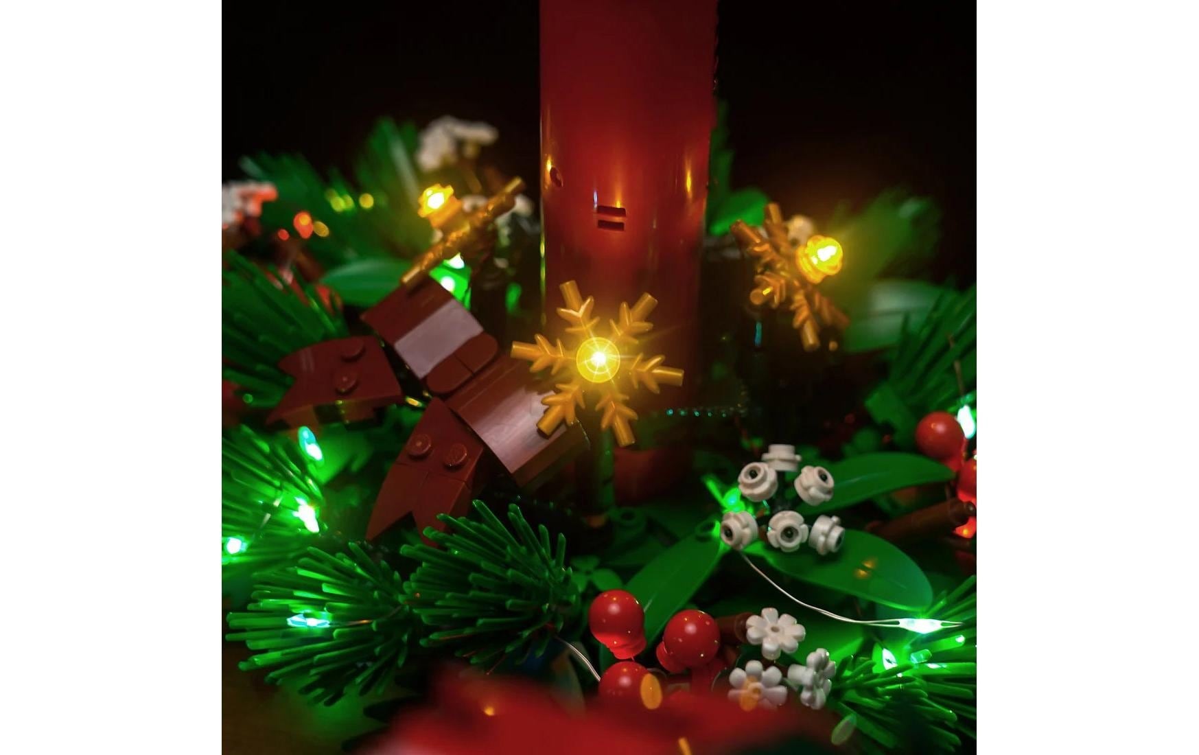   Jeu de construction en pierre »BrickBling LED-Licht-Set für LEGO® Weihnachtsgesteck -40743«