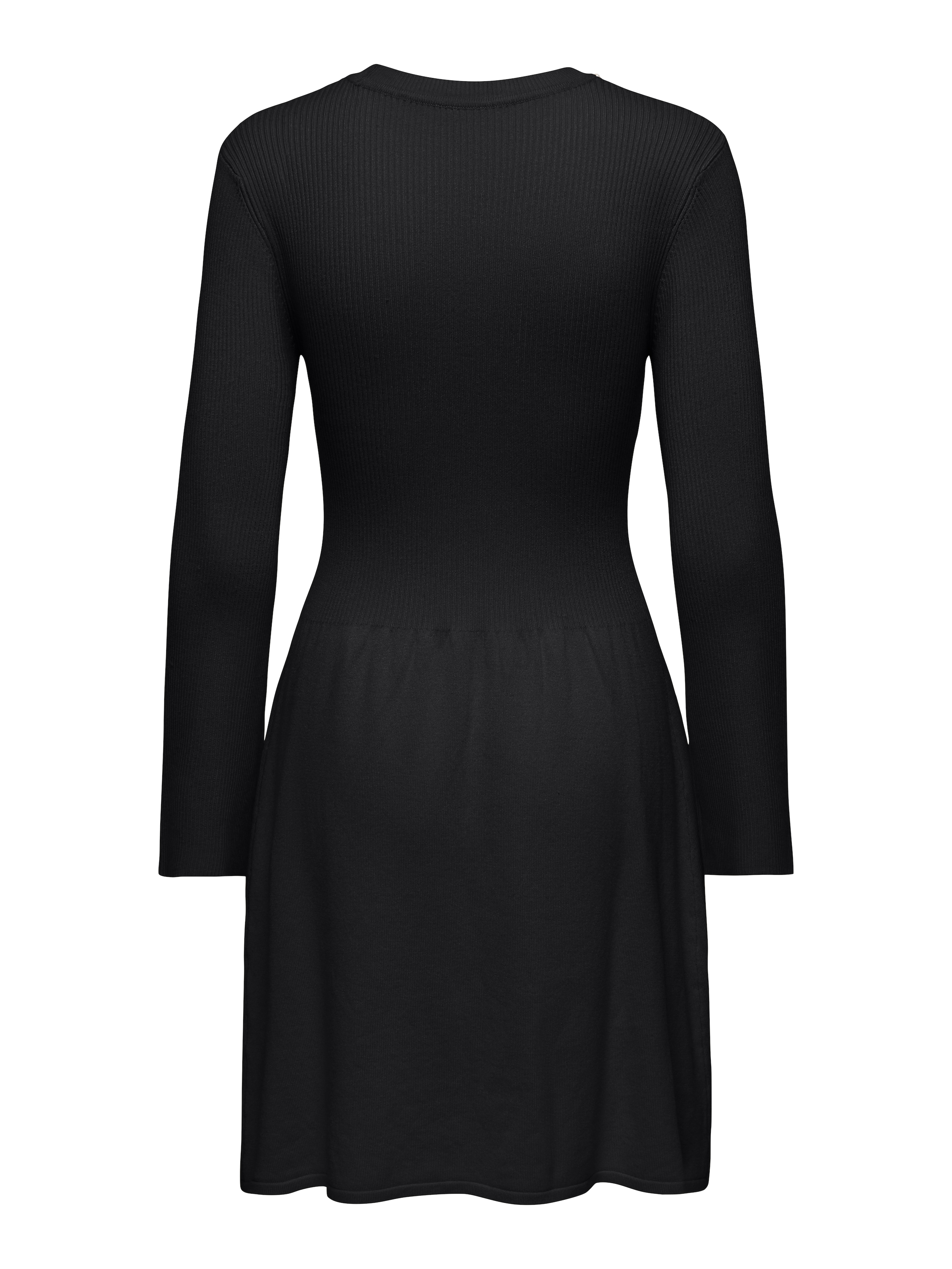 ONLY Robe en tricot »ONLNATASCHA LS O-NECK BLING DRESS CS KNT« mélange viscose, coupe régulière