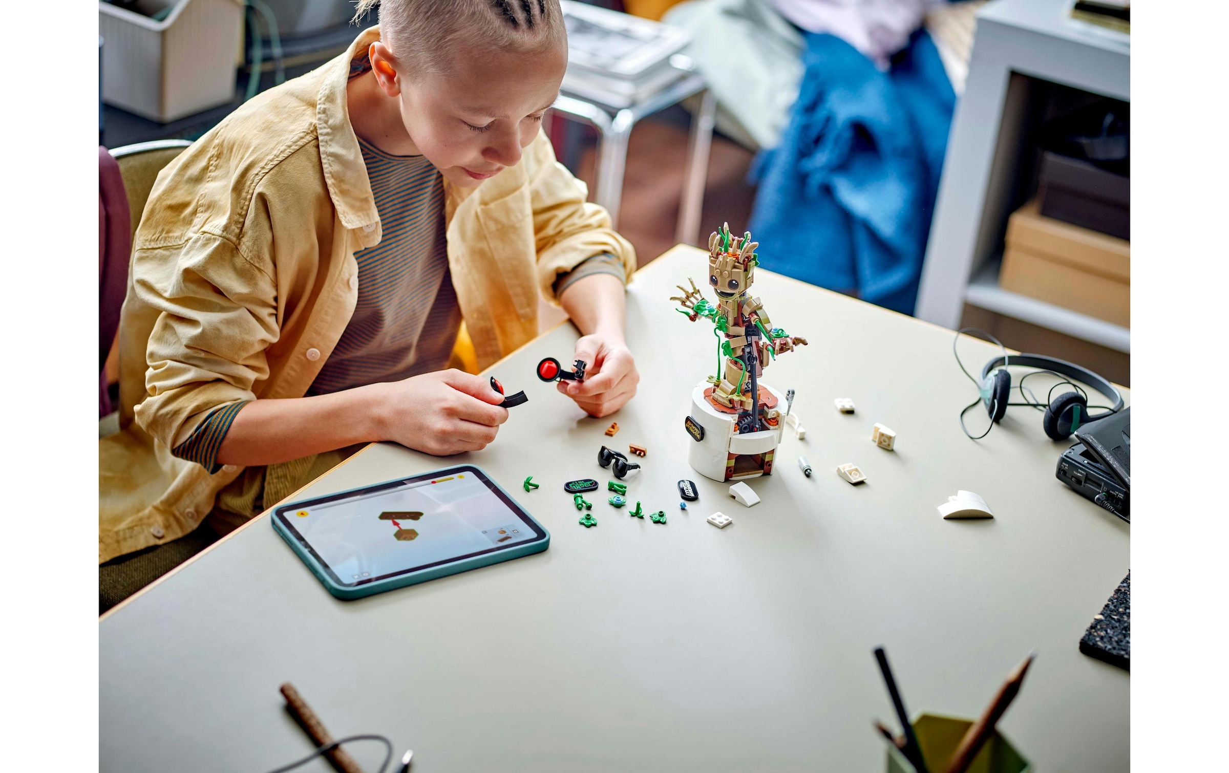 LEGO® Konstruktionsspielsteine »Marvel Tanzender Groot 76297«