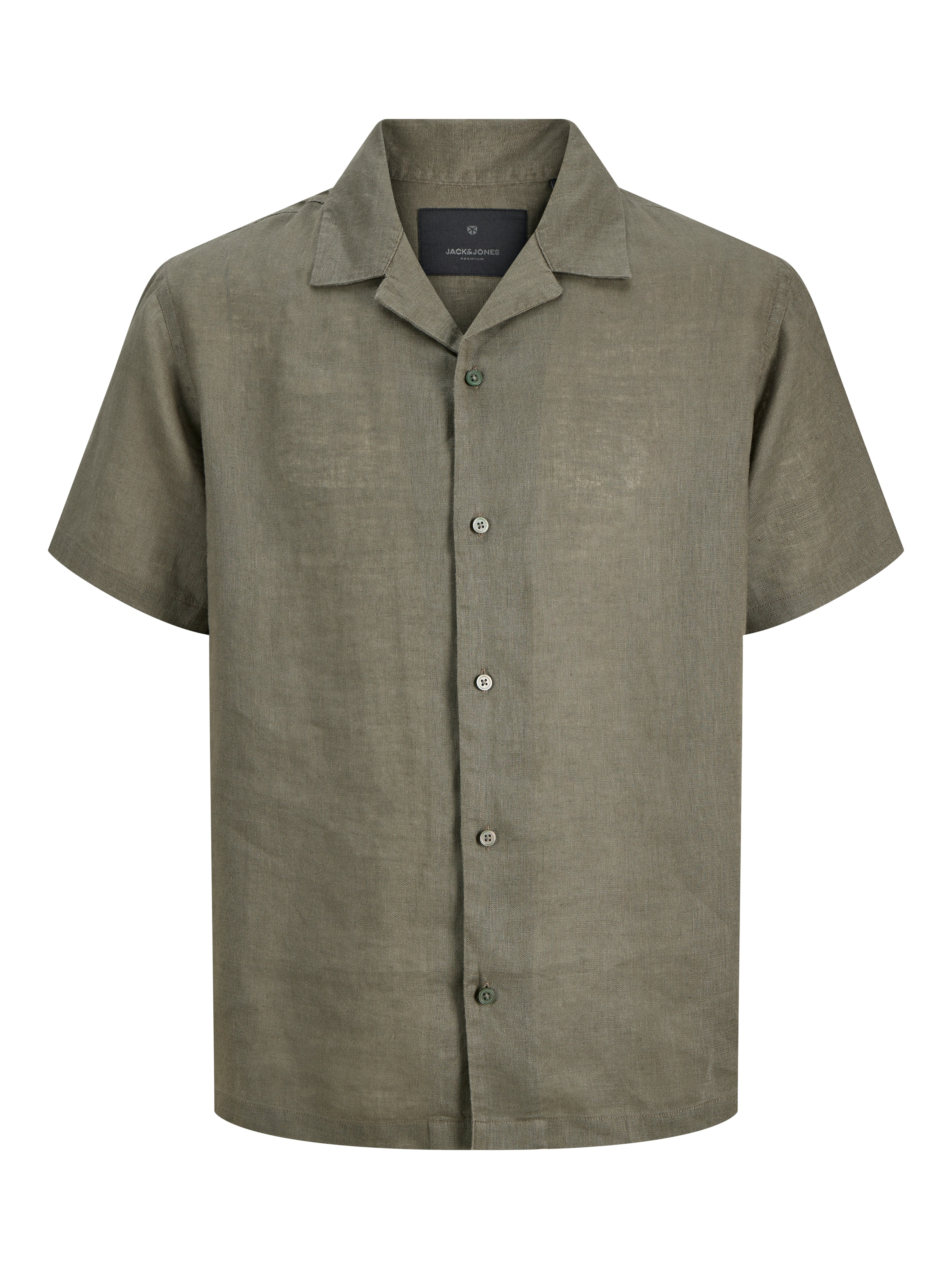 Jack & Jones Chemise en lin »JPRBLALAWRENCE LINEN RESORT S/S SHIRT SN« Lin, coupe décontractée