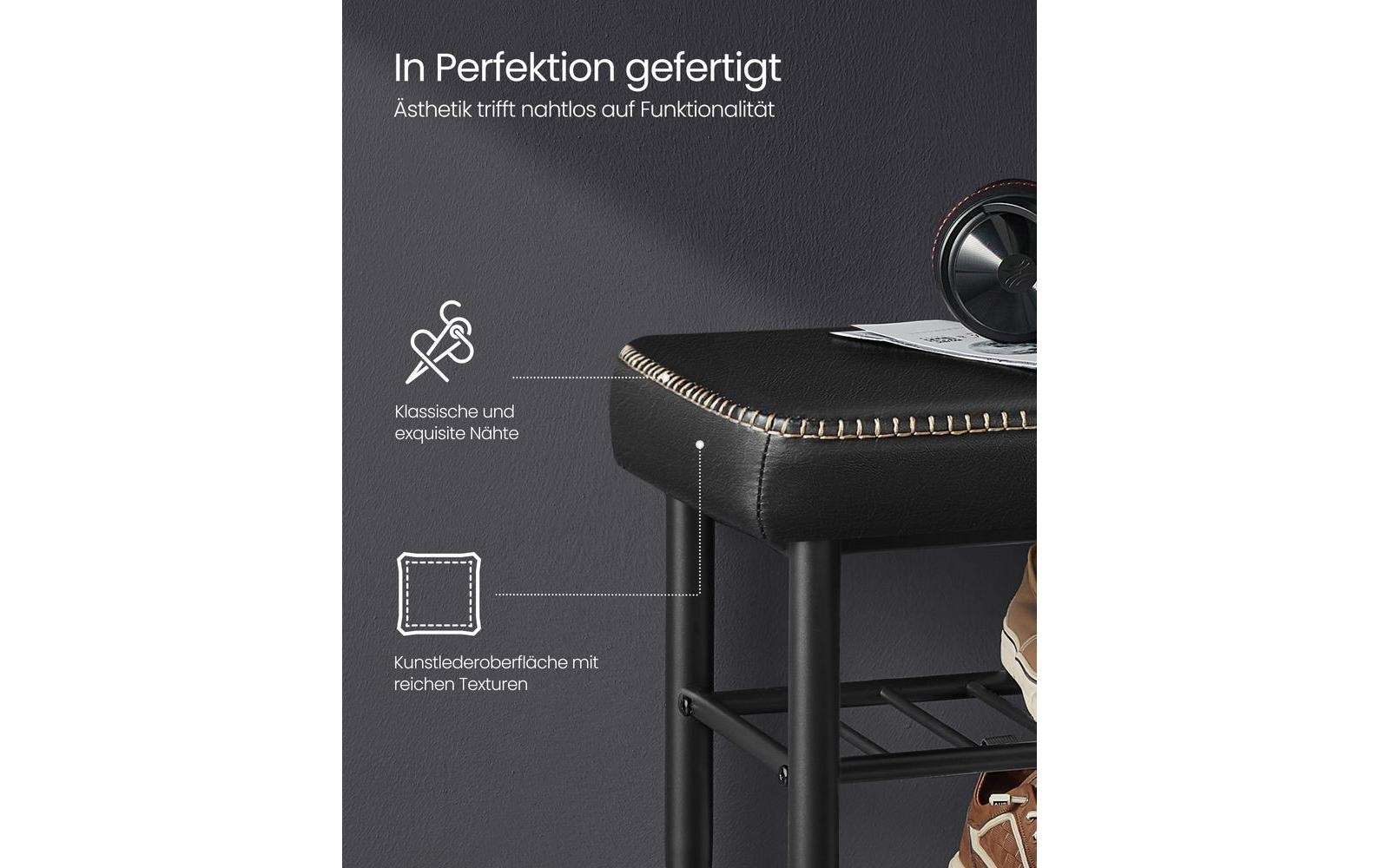 VASAGLE Schuhstapler »Ekho 80 x 50 cm Schwarz«