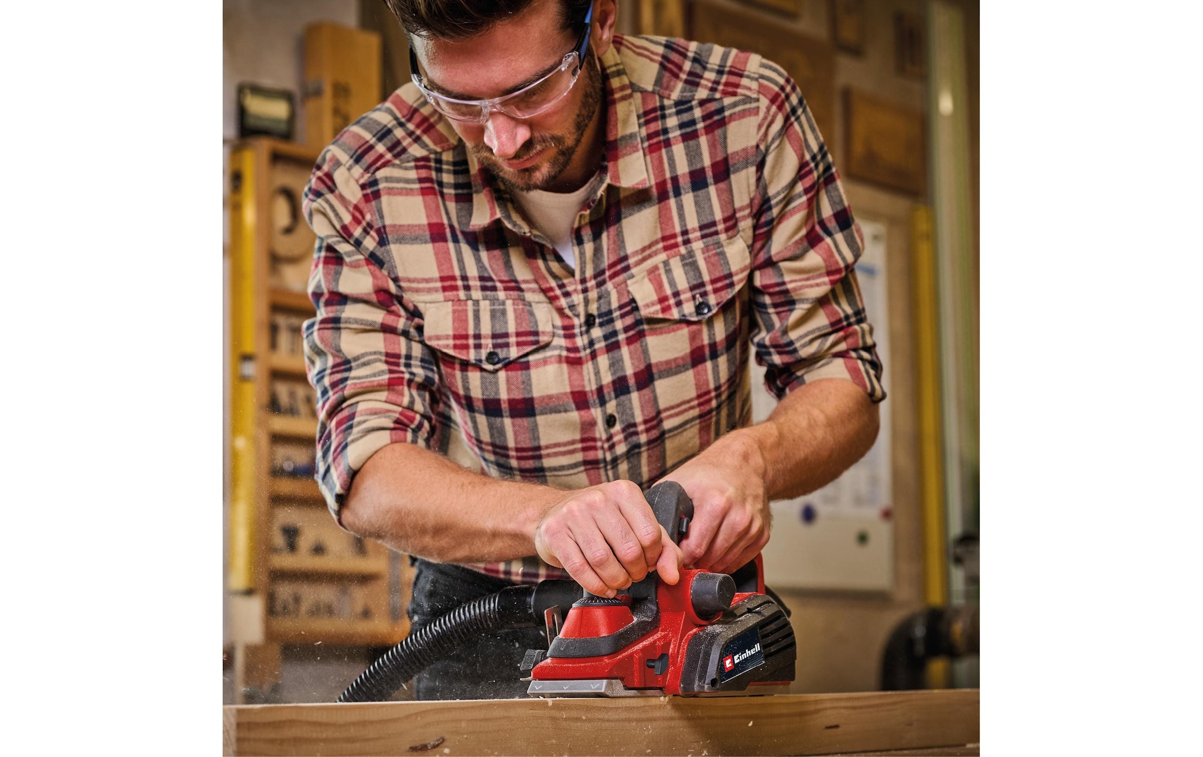 Einhell Rabot électrique »TE-PL 920« leistungsstarker Handhobel mit hoher Spantiefe