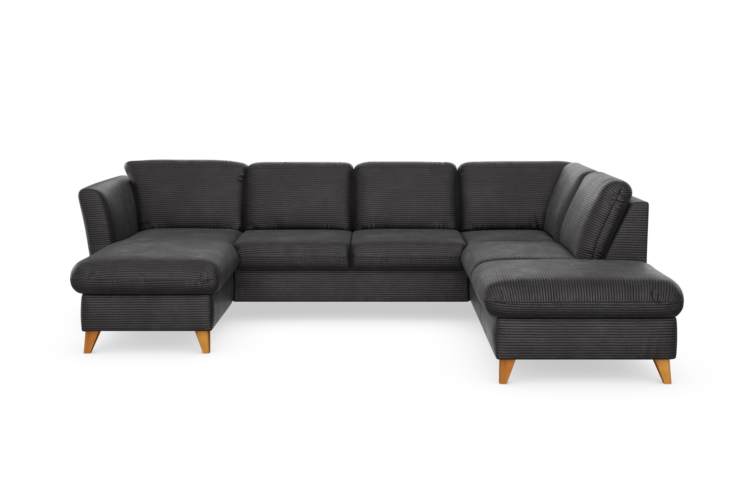 Home affaire Paysage de salon »Trelleborg U-Form« wahlweise mit Bettfunktion und Bettkasten, inkl. Federkern-Polsterung