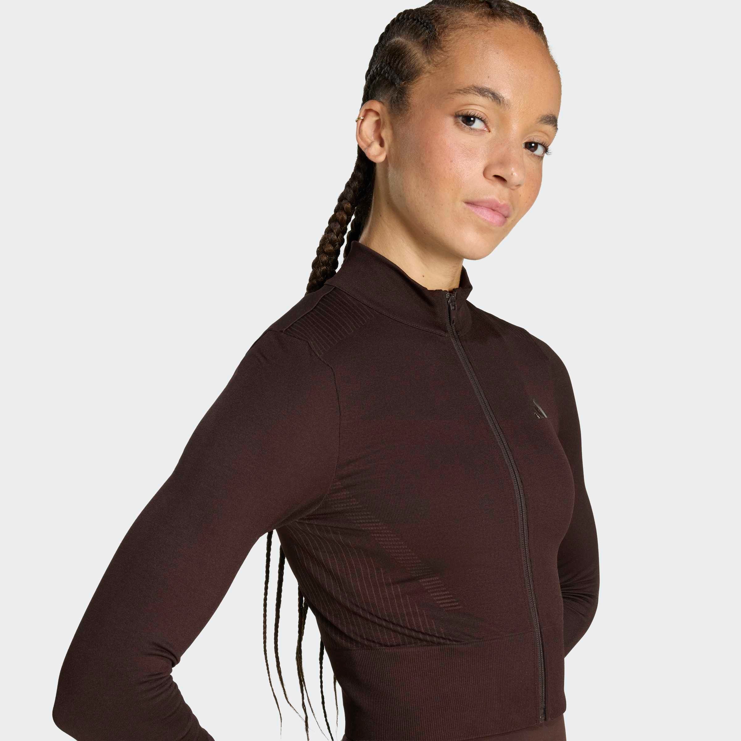 adidas Performance Rollkragenpullover »WORKOUT ESSENTIALS, DURCHGEHENDER REISSVERSCHLUSS, STRICK«