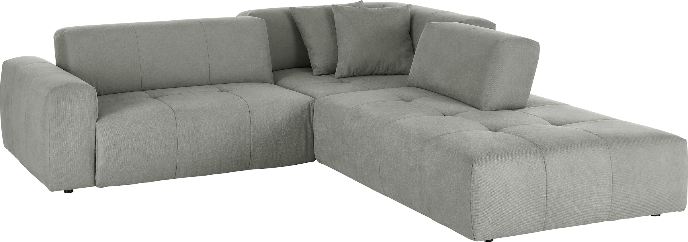 3C Candy Canapé d'angle »Yoshy Komfortsofa, bequem und modern, hochwertige Verarbeitungsdetails« Deux profondeurs d'assise différentes grâce au dossier réglable, forme en L