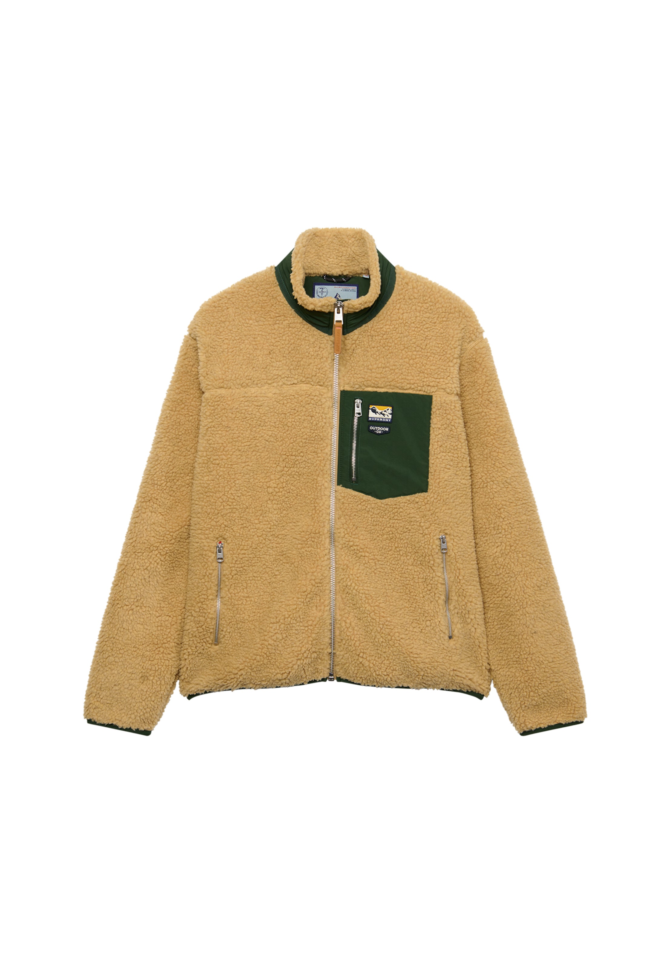 Superdry Sweatjacke »MOUNTAIN FULL ZIP FLEECE« Relaxed Fit, mit Reissverschluss, aus Fleece