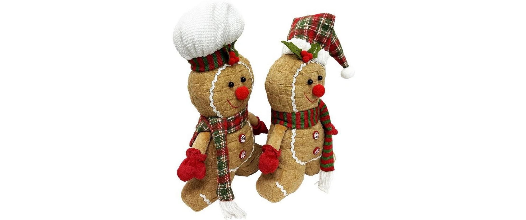   Weihnachtsfigur »Dameco Lebkuchenmännchen sitzend 2er-Set«