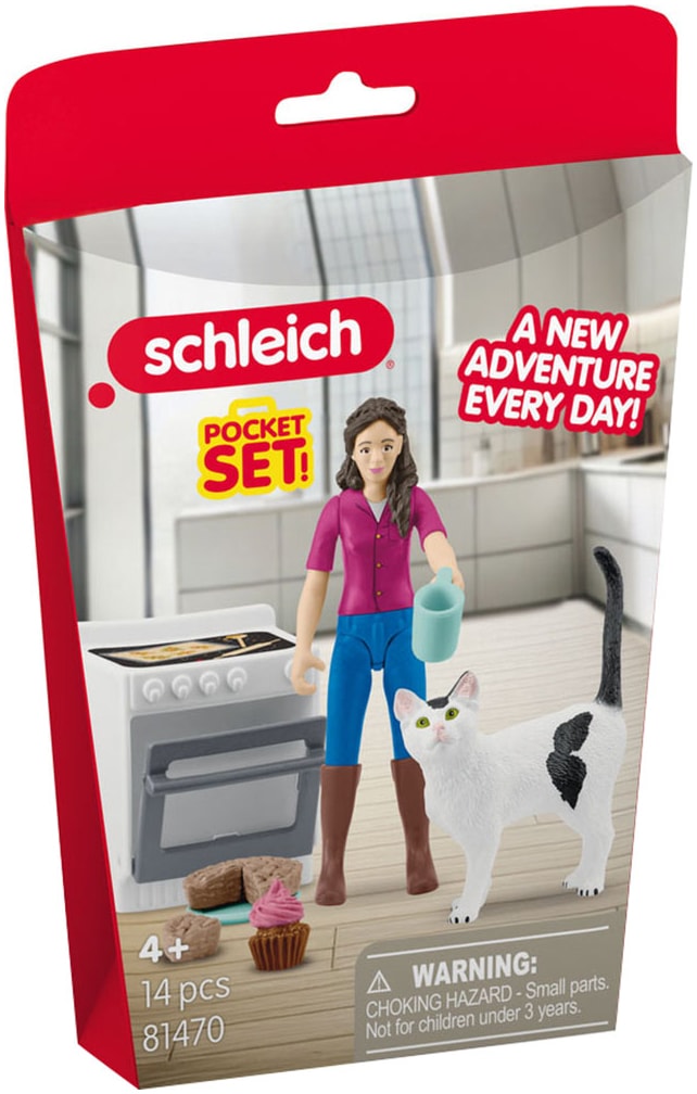 Schleich® Personnage de jeu »POCKET SET, Backnachmittag (81470)«