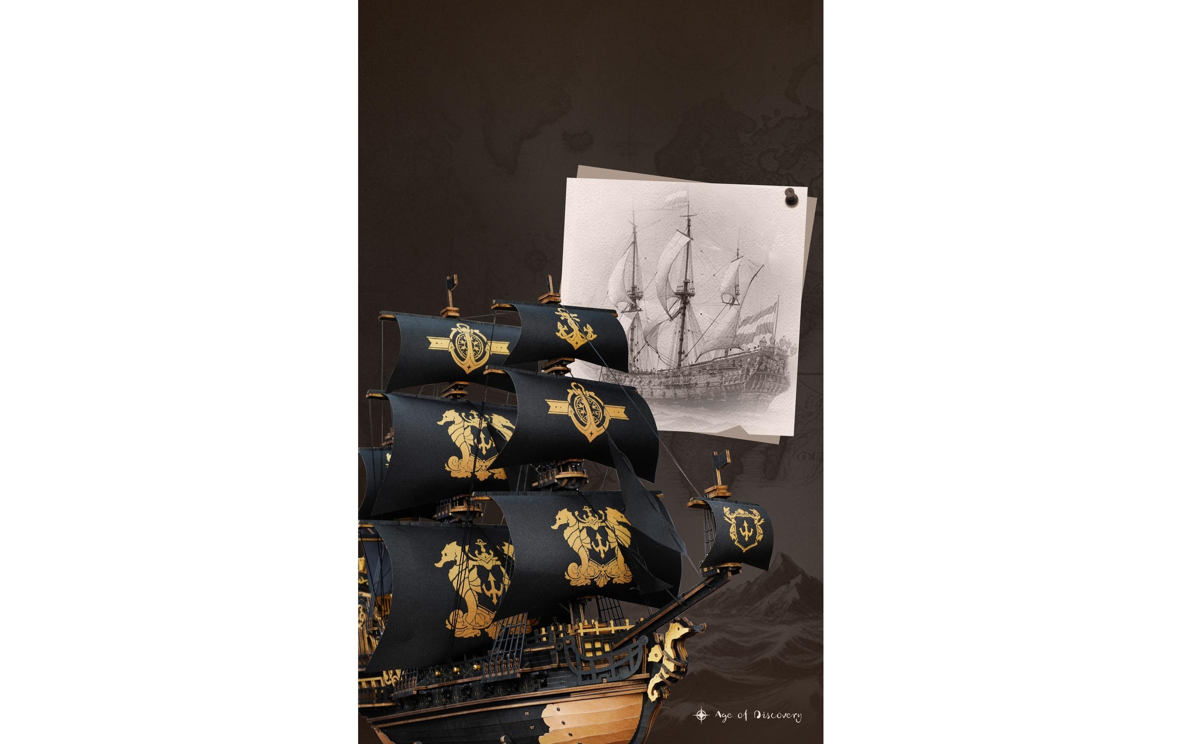   Modellbausatz »RoboTime Seepferd Barke«