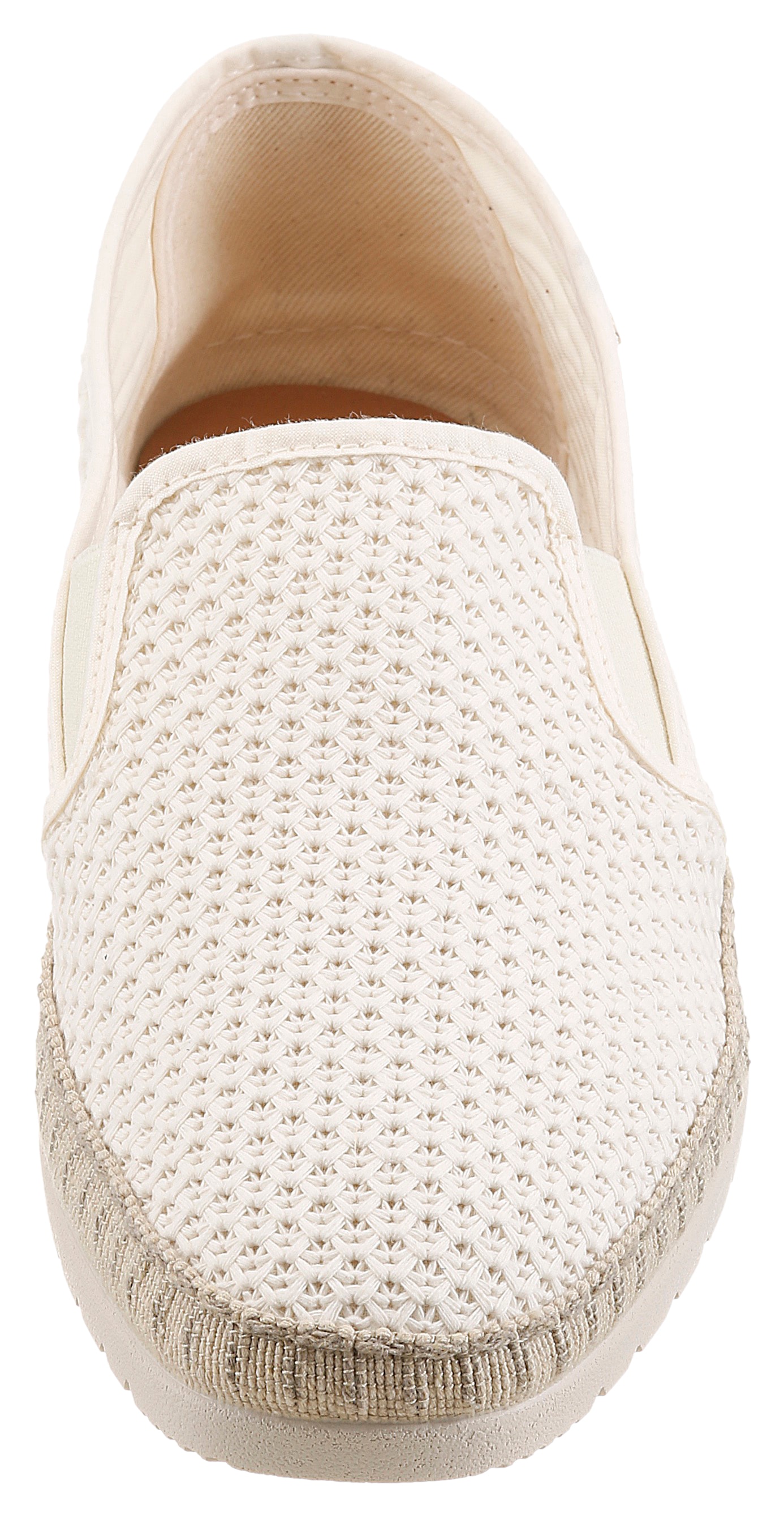 VERBENAS Slipper »BORIS BUZZBEE«  Espadrille, Urlaubsschuh, Flat, Schlupfschuh mit Stretcheinsätze