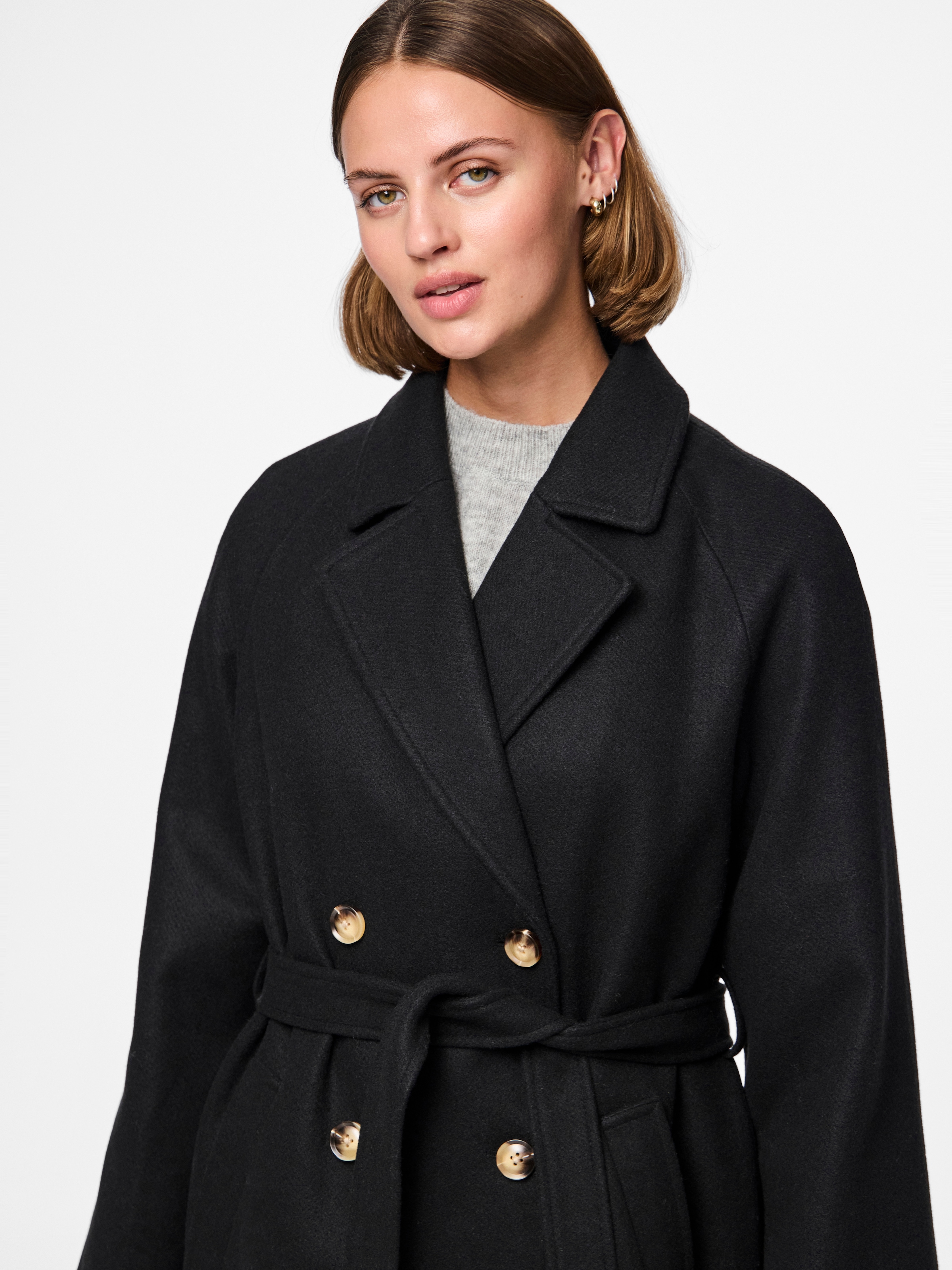 pieces Langmantel »PCMARBEL LONG COAT NOOS«